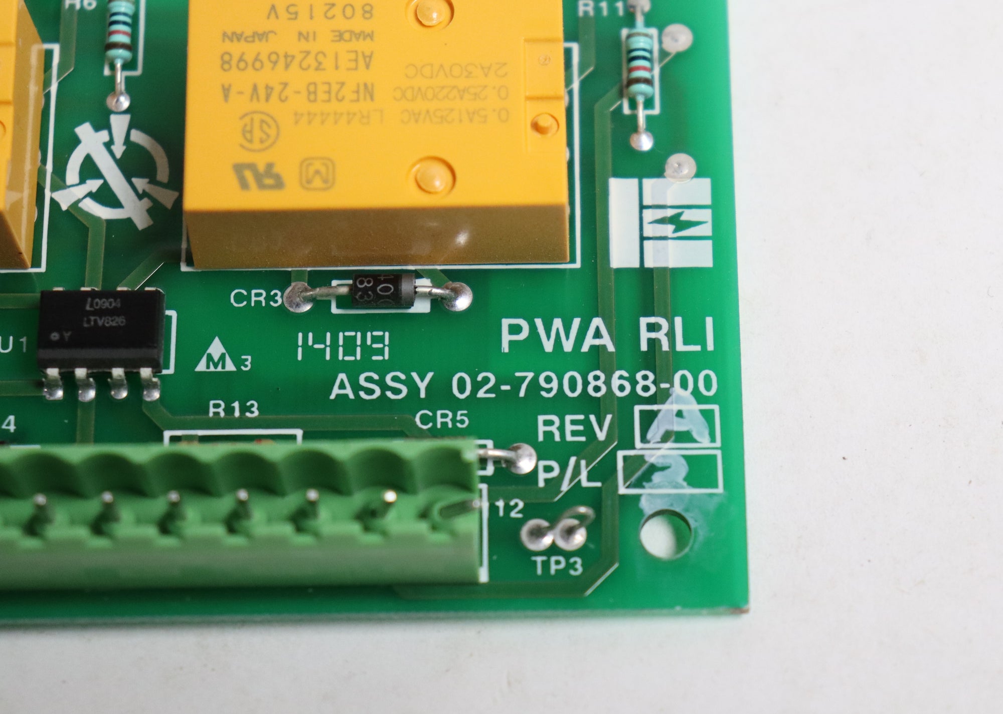 Liebert 02-790868-00 REV A P/L 3 Reduce Limit Board