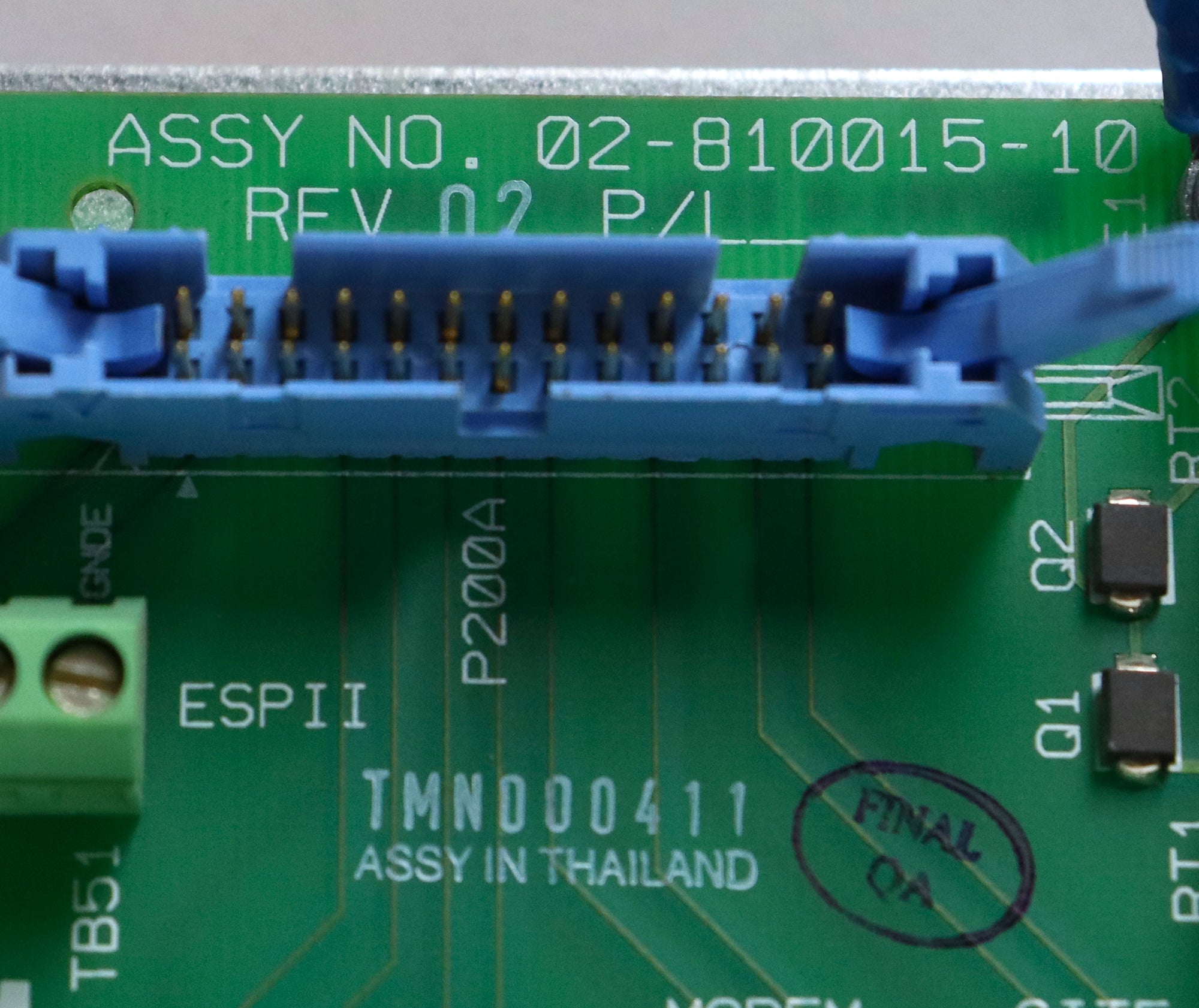 Liebert 02-810015-10 REV 02 Com PWA 17 Board