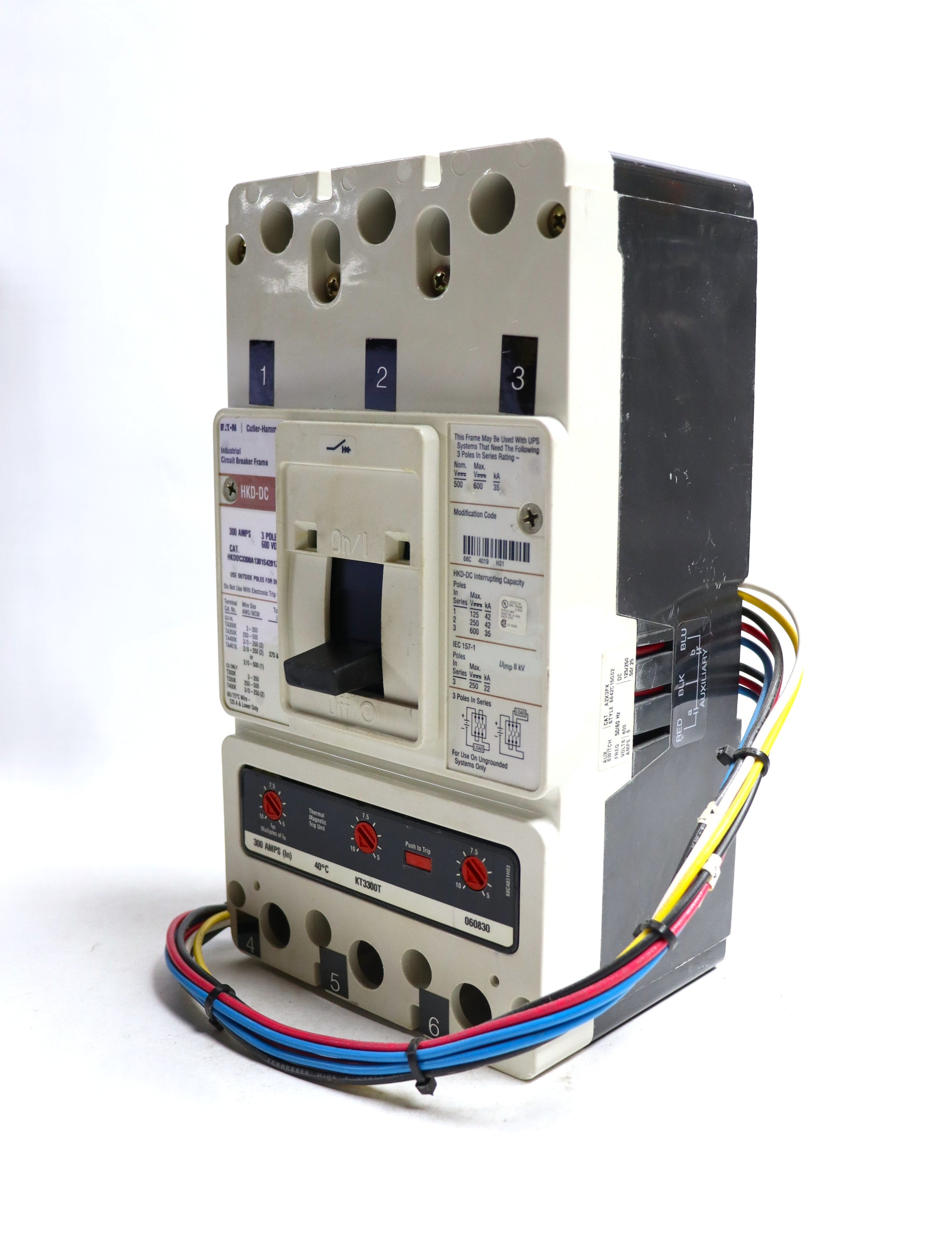 Cutler-Hammer HKD-DC HKDDC3300A1301S4201Z01 300A Circuit Breaker