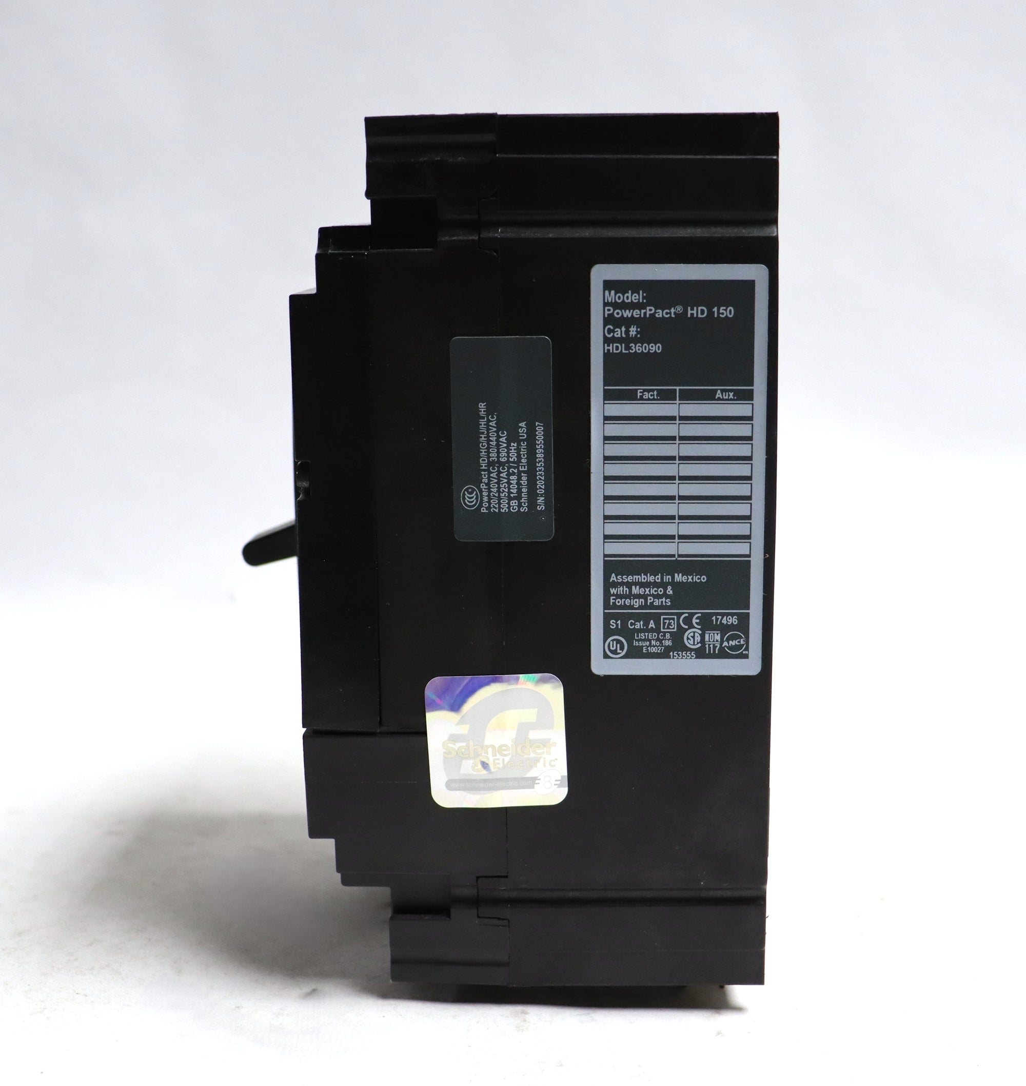 Square D Power Pact 90A AL150HD HDL36090 Circuit Breaker