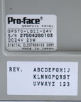 Pro-face GP370-LG11-24V S/N 27504280130 20W Screen
