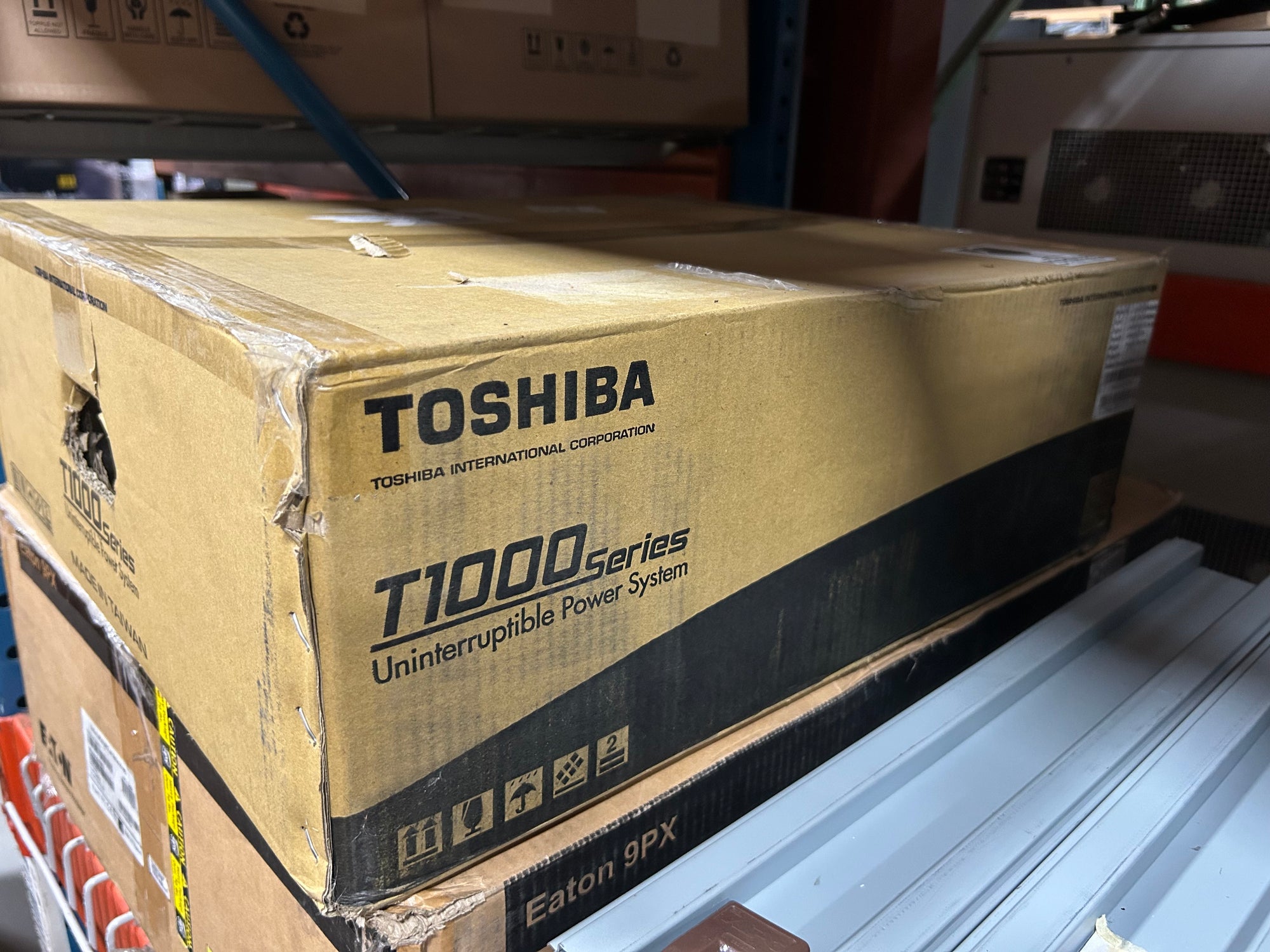 Toshiba T1000 1500VA / 1350W 120V 5-15P In (6) / 5-15R Out Online Rackmount UPS (Open Box)