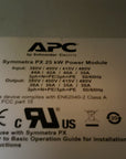 APC Symmetra PX SYPM25KD 25kVA/25kW 480V Power Module (Preowned)