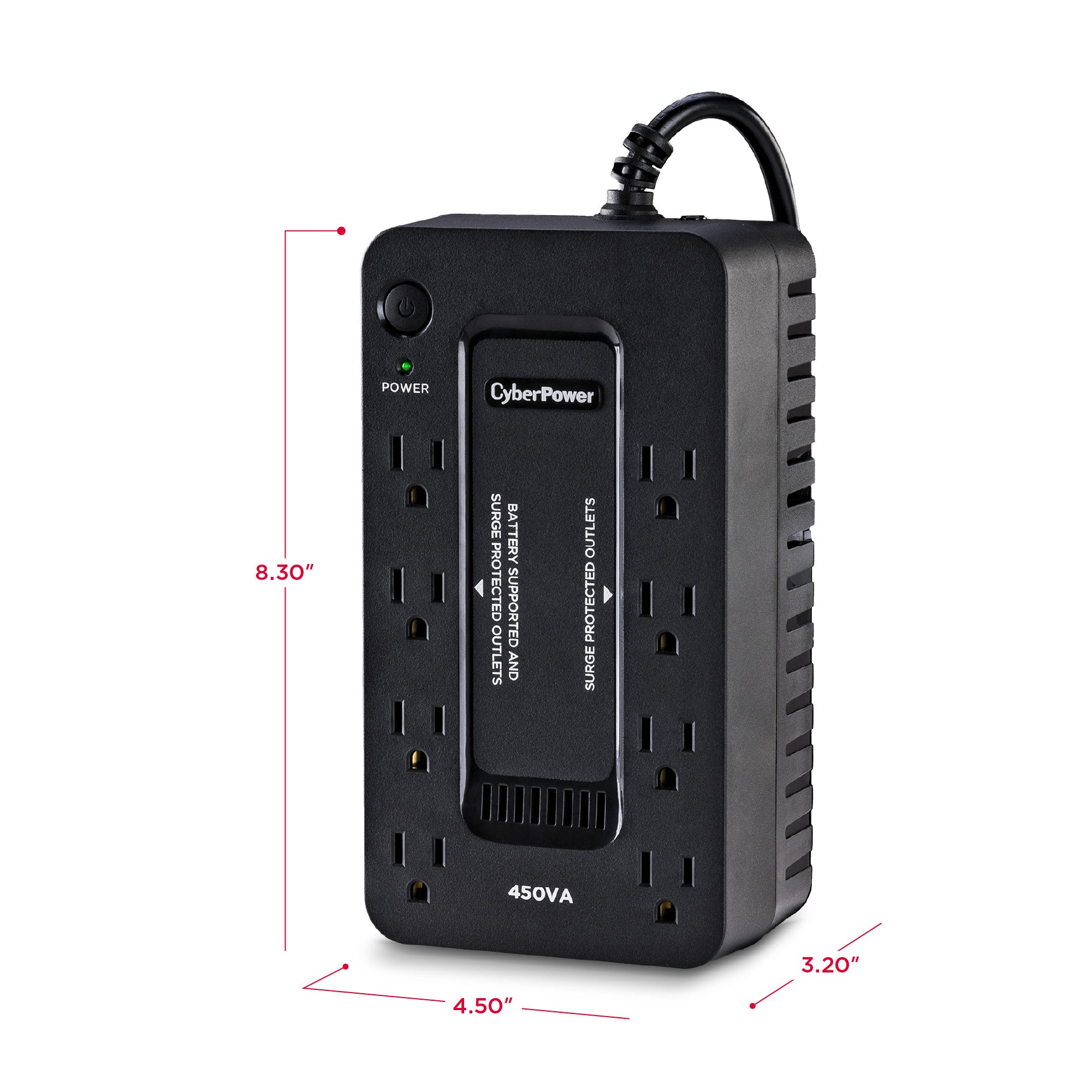 CyberPower 450VA/260W Surge Protection Standby UPS (SE450G1)