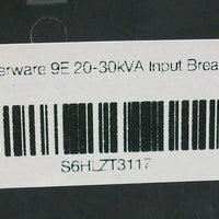 Powerware 9E 20-30kVA E125S Input Breaker 125A