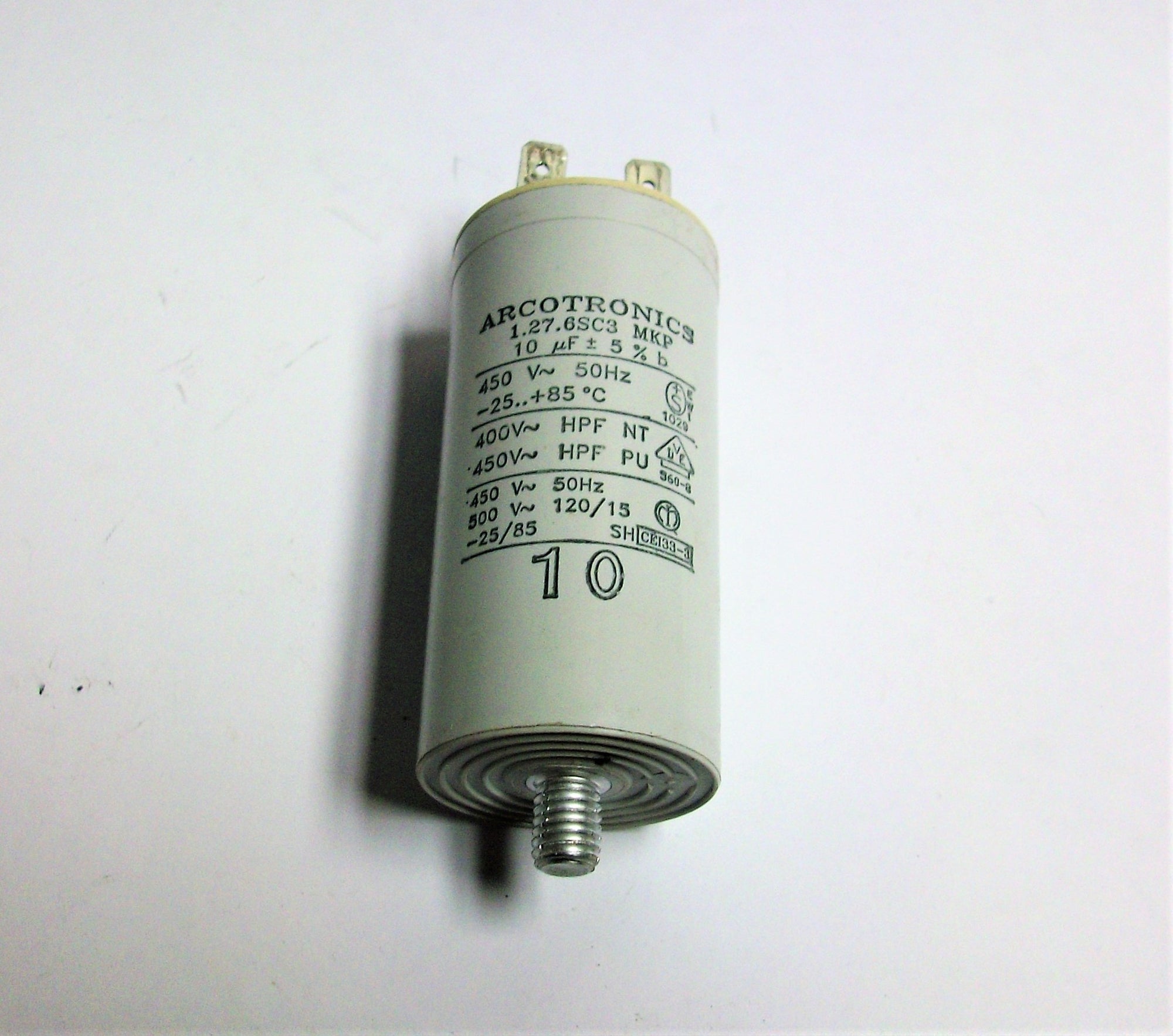 Arcotronics 1.27.6sc3 Mkp 10μf/450vac Capacitor