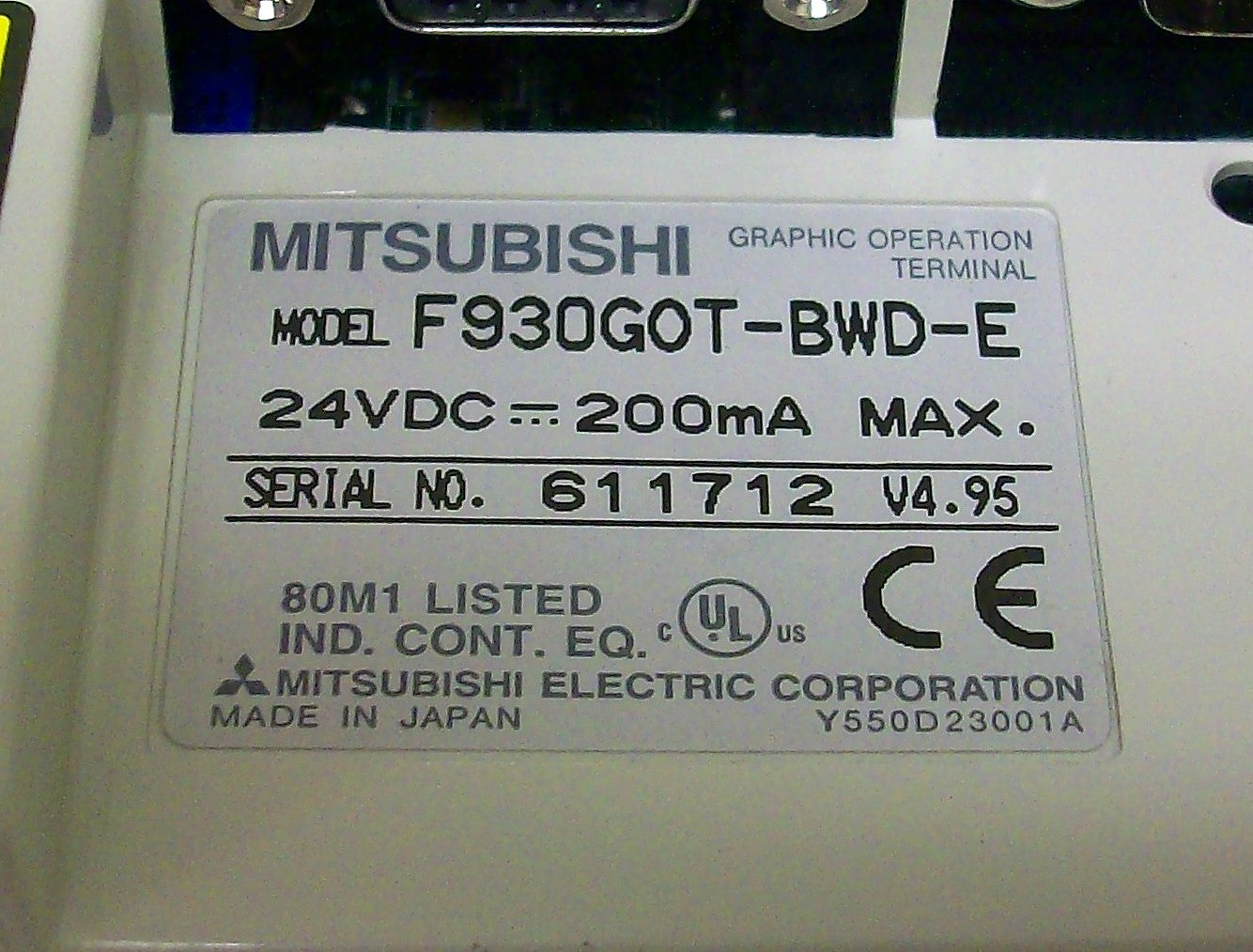 Mitsubishi Display board