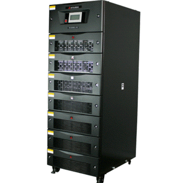 Refurbished Mitsubishi DiamondPlus 1100 Series 50kVA 45KW 208VAC 3Ph UPS System