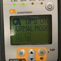 Gamatronic Power+ SA 10kVA UPS w/ Rotary Maintenance Bypass & External Battery