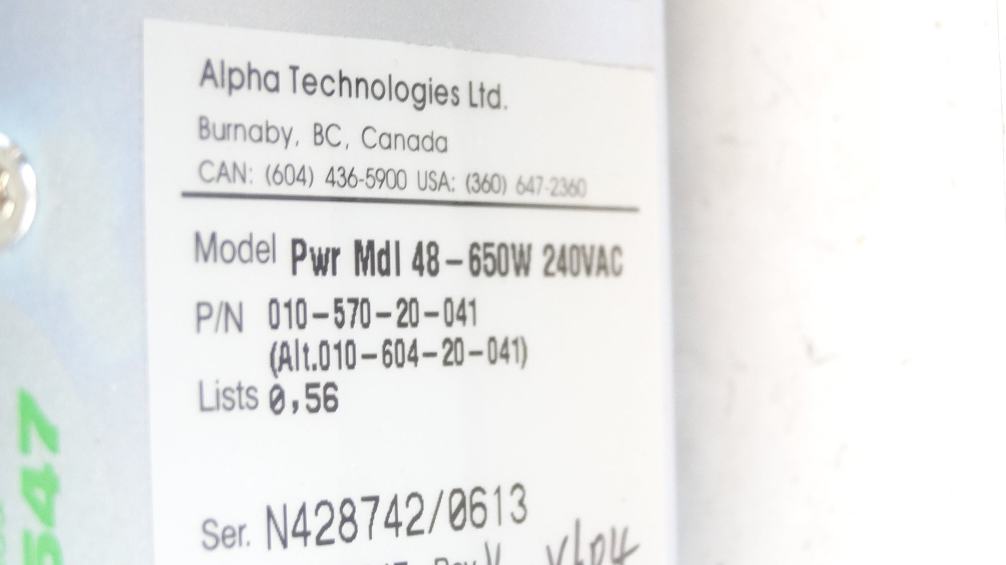 Alpha Cordex Power module
