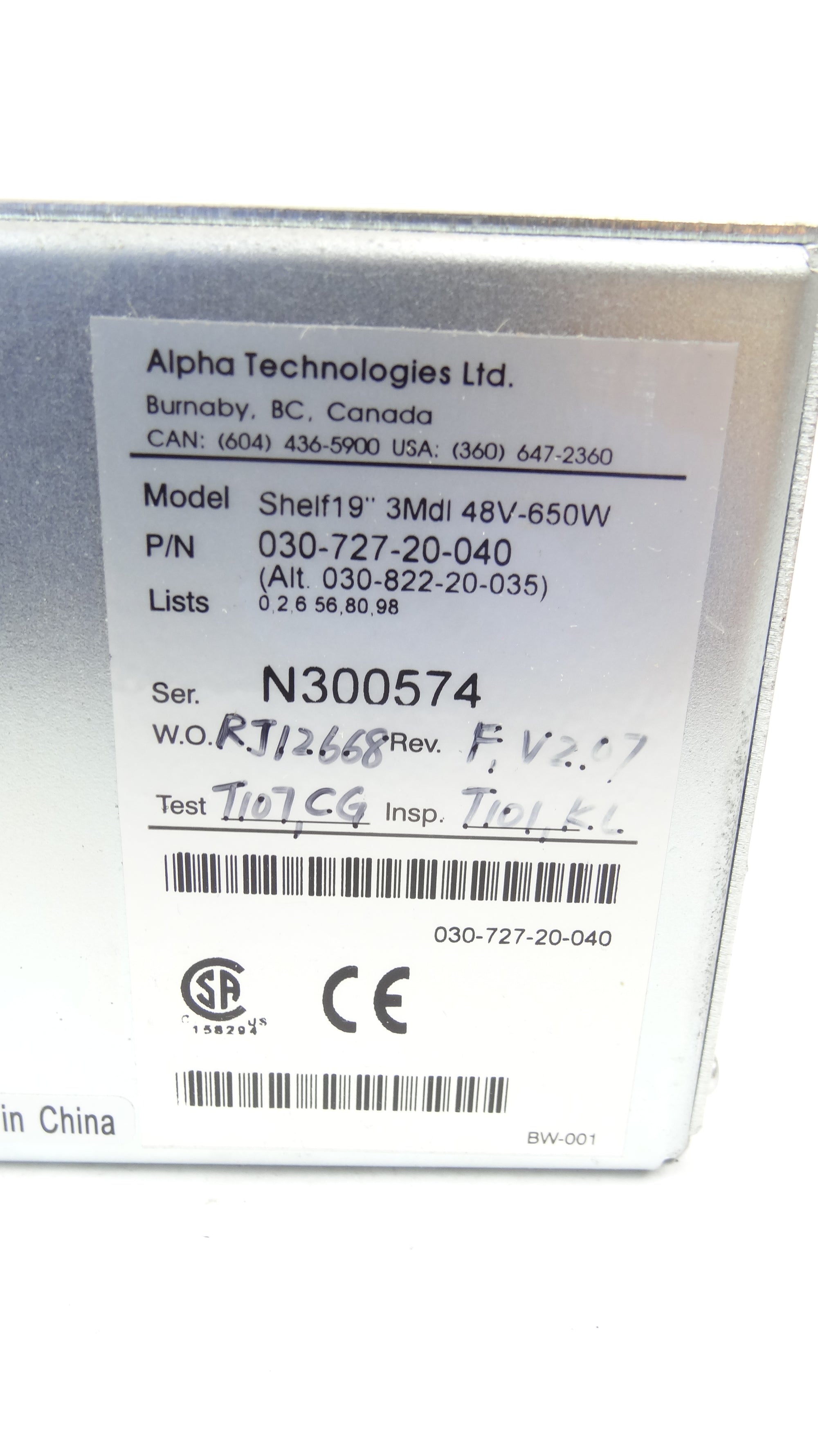 Alpha Cordex Power module