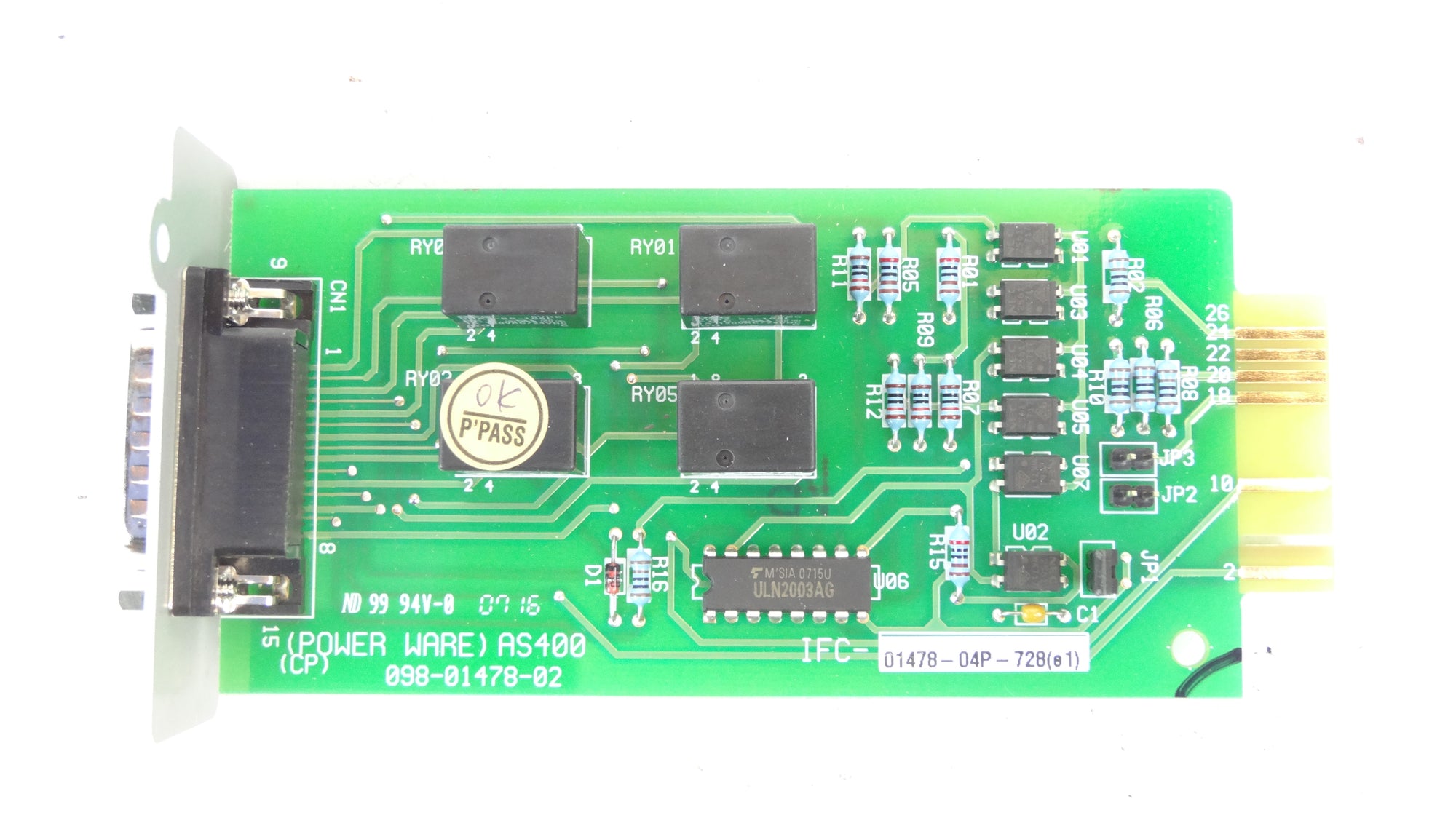 Powerware Relay Interface Communications Card