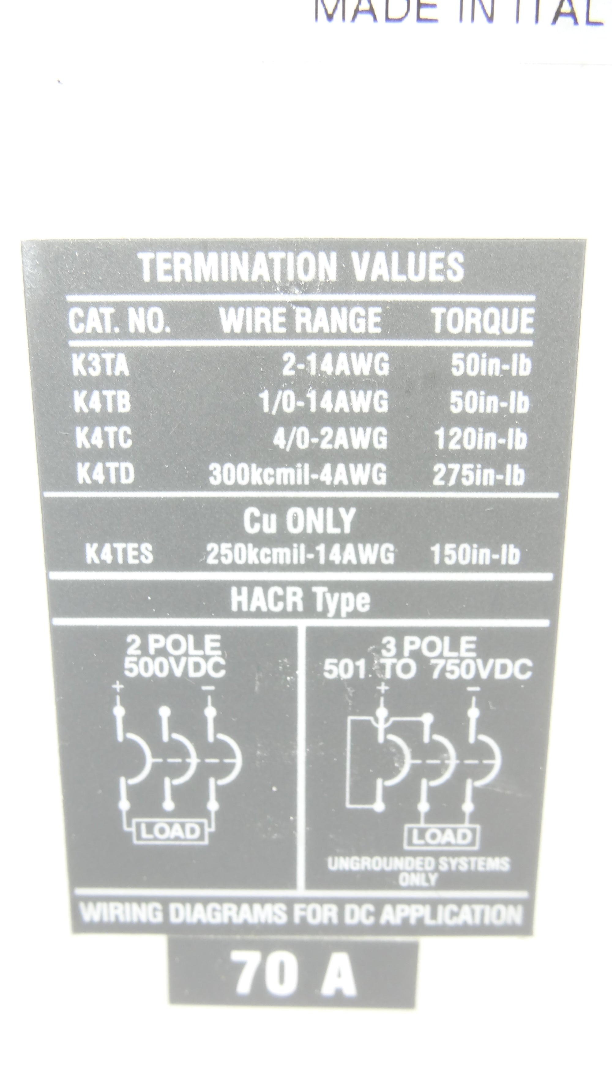 ABB circuit breaker