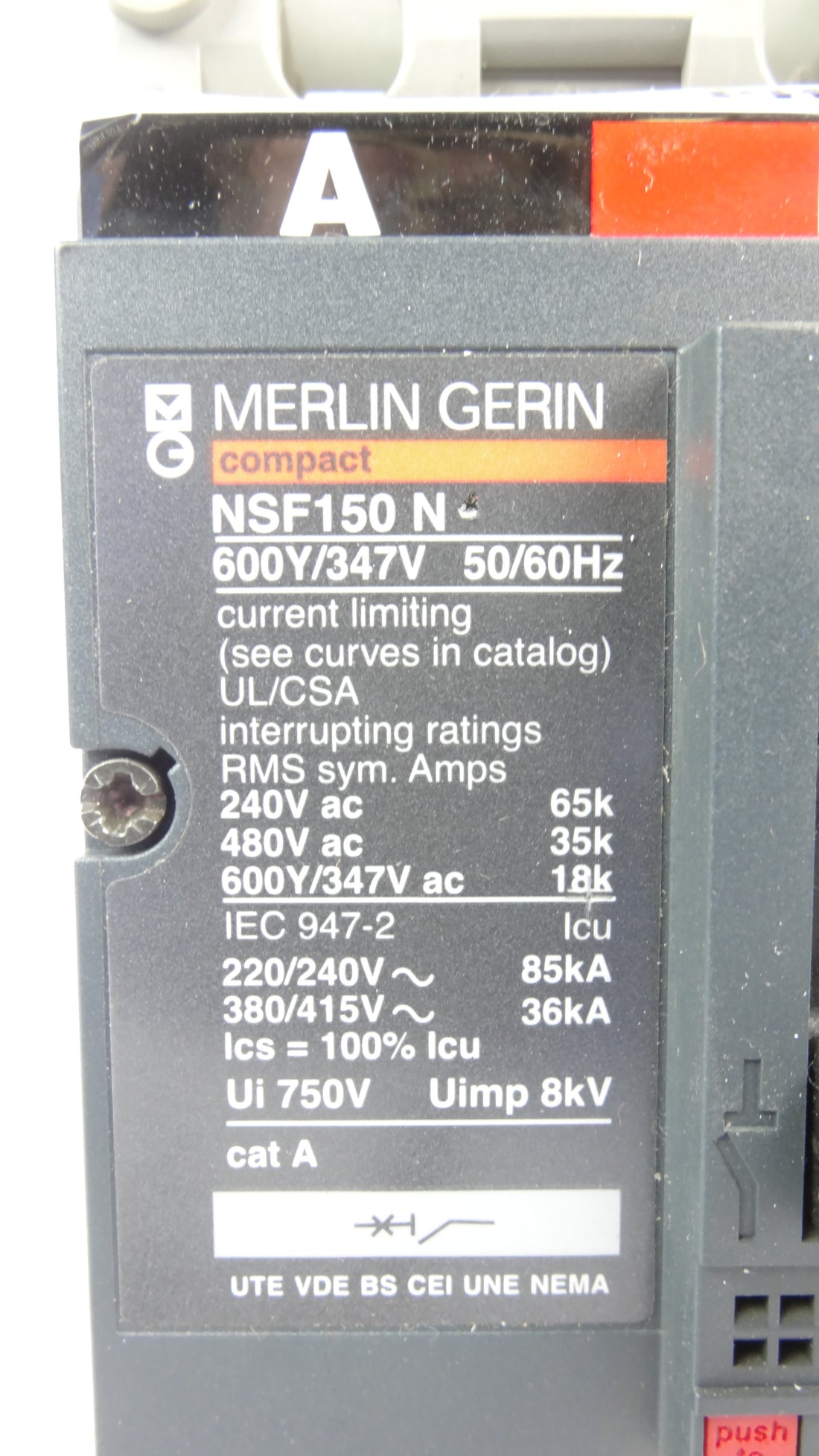 Merlin Gerin Circuit breaker