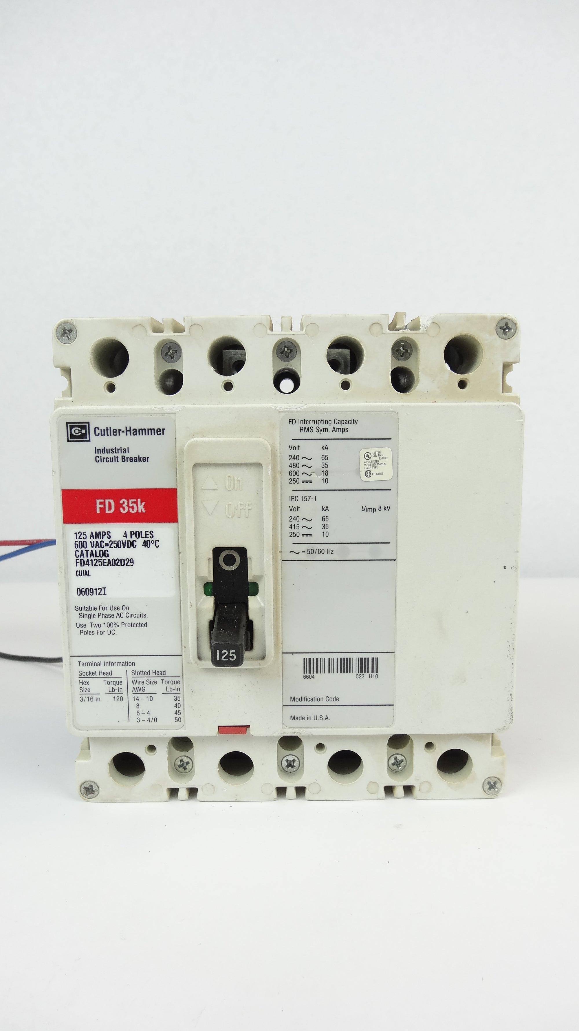 Cutler Hammer Circuit breaker 