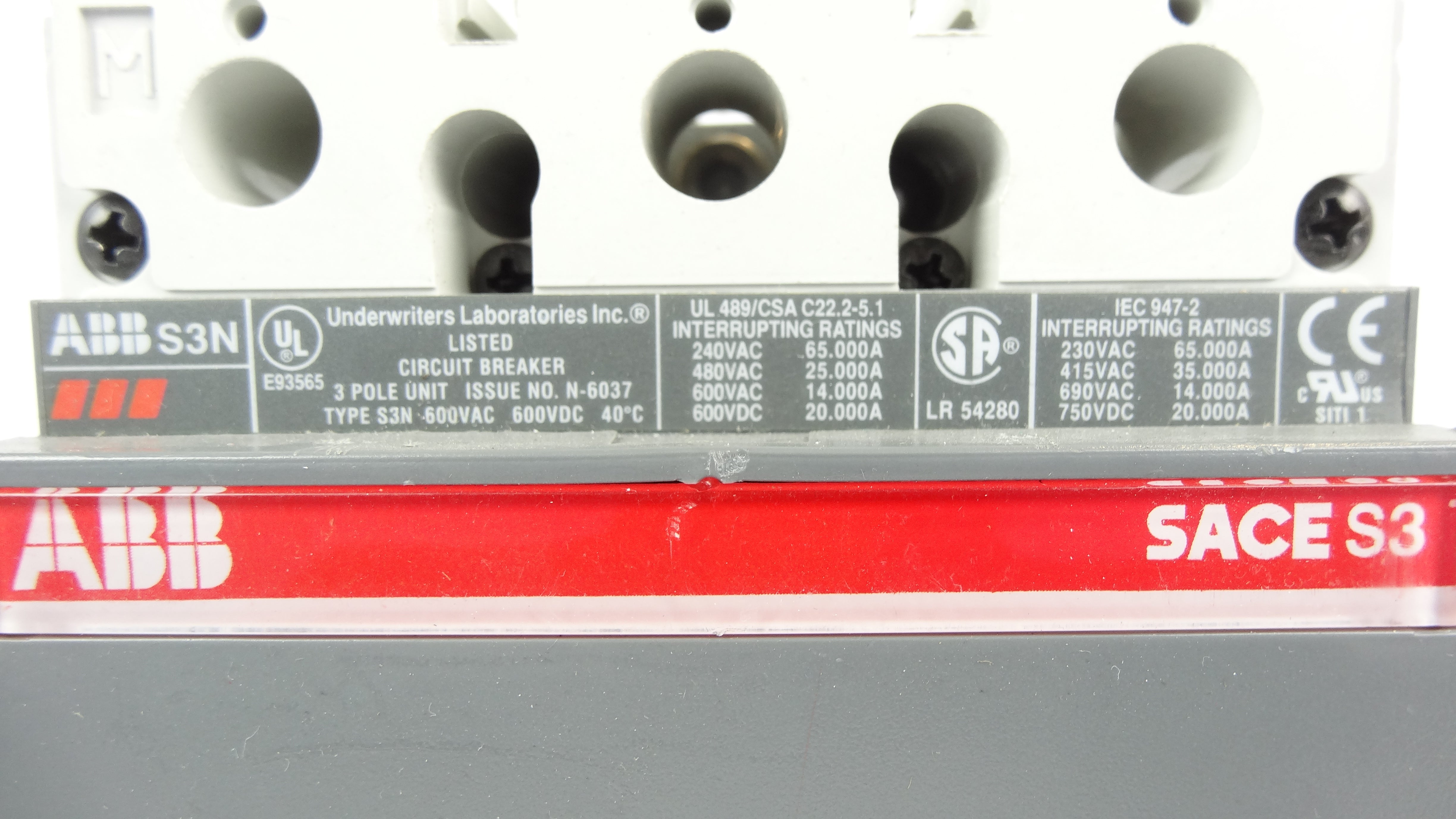 ABB S3N 122160043-002 150A 600V 3-Pole Circuit Breaker – cpwarehouse