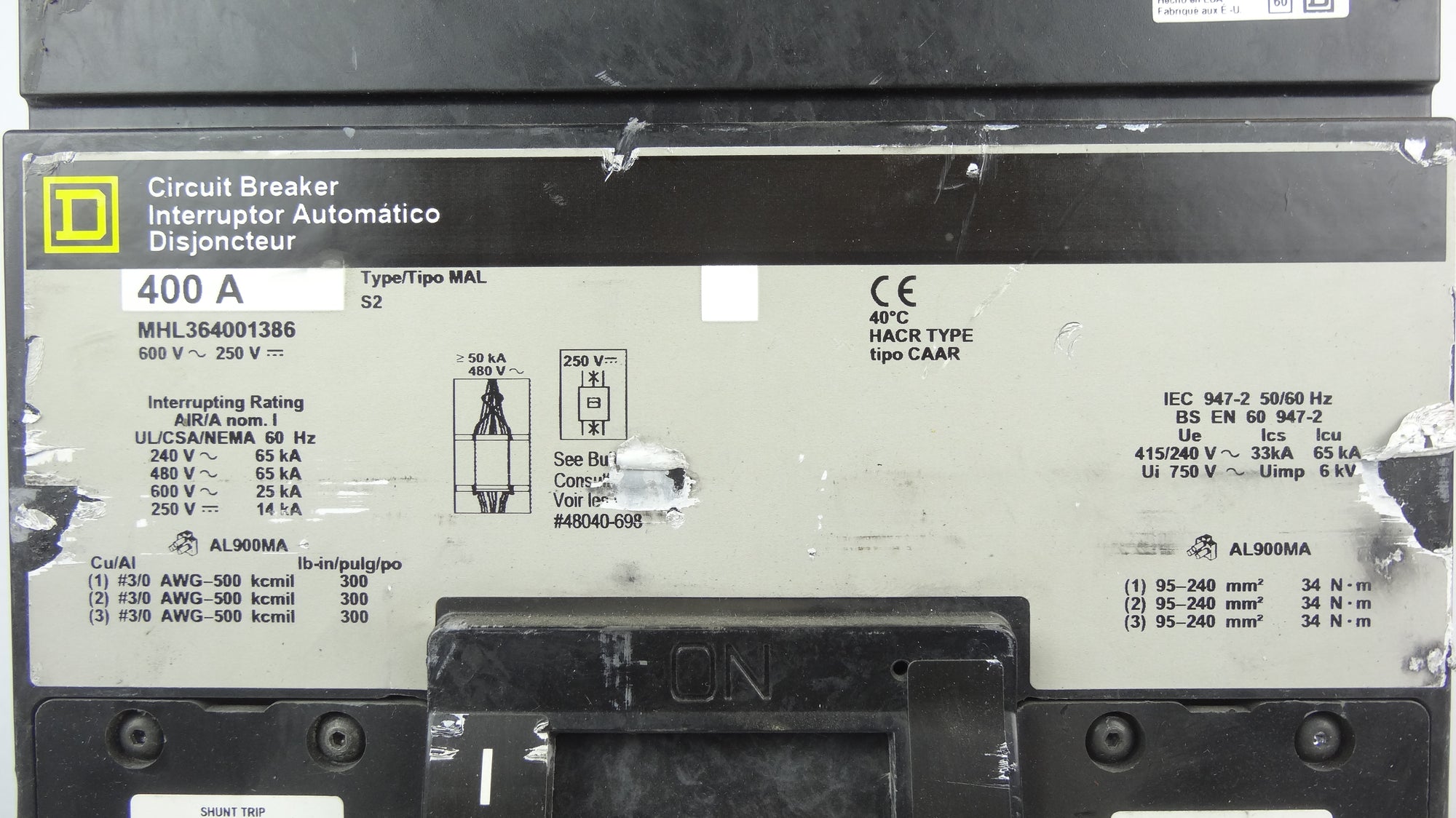 Square D Circuit Breaker