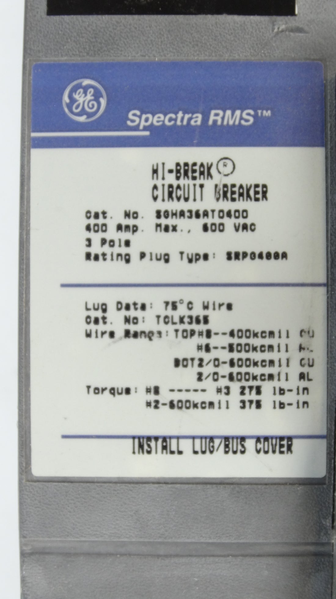 GE Circuit Breaker 