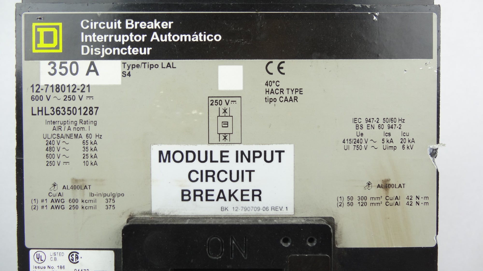 Square D Circuit Breaker