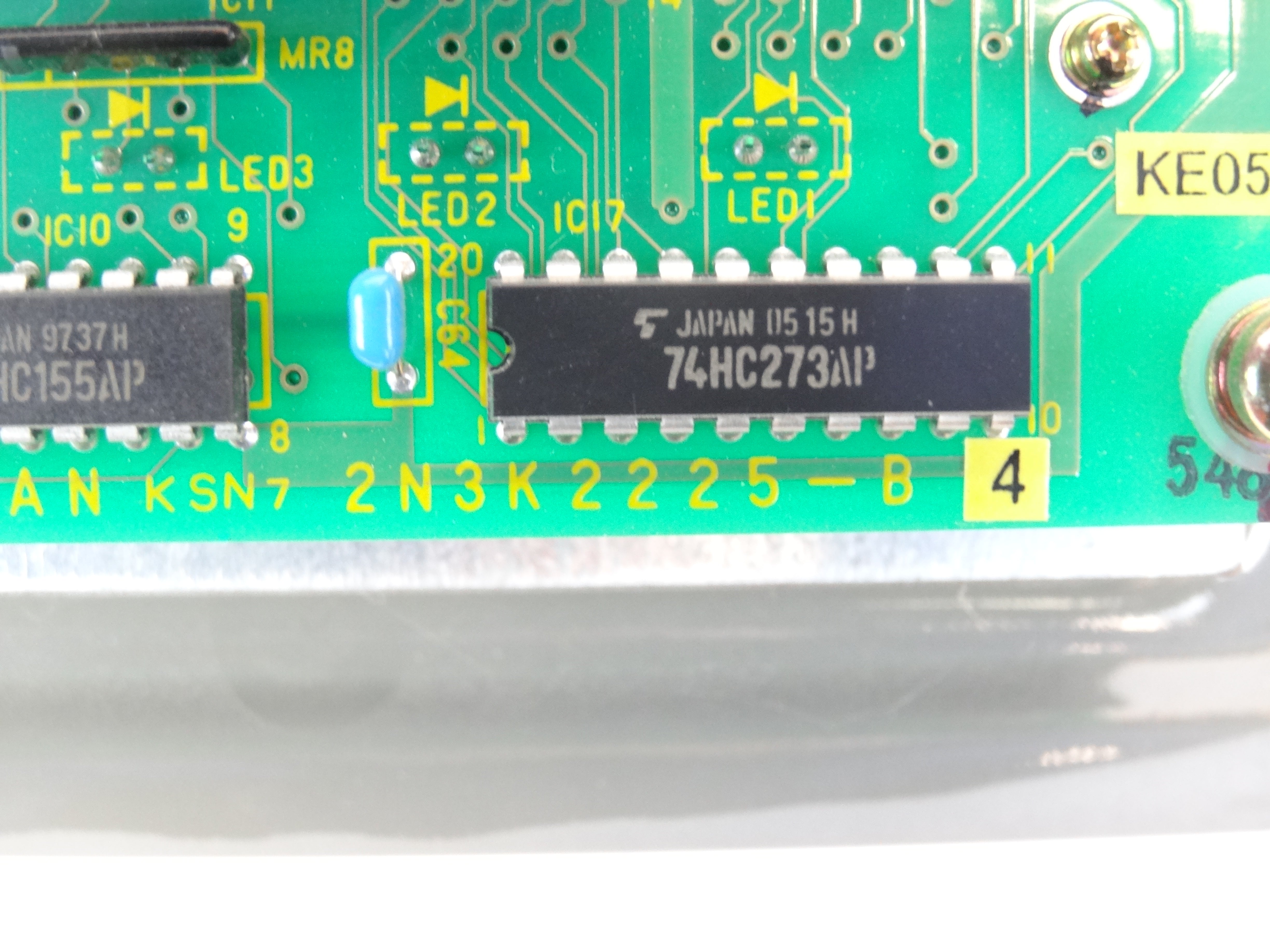 Toshiba 4200FA 2N3K222S-4 Rev 4 TIH-UPS106 Display/Control PCB Assembl ...