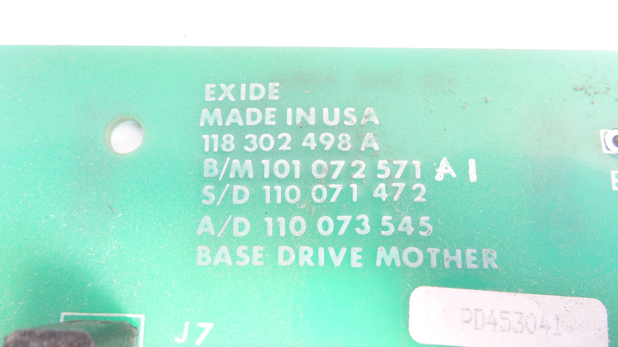 Exide base drive motherboard 