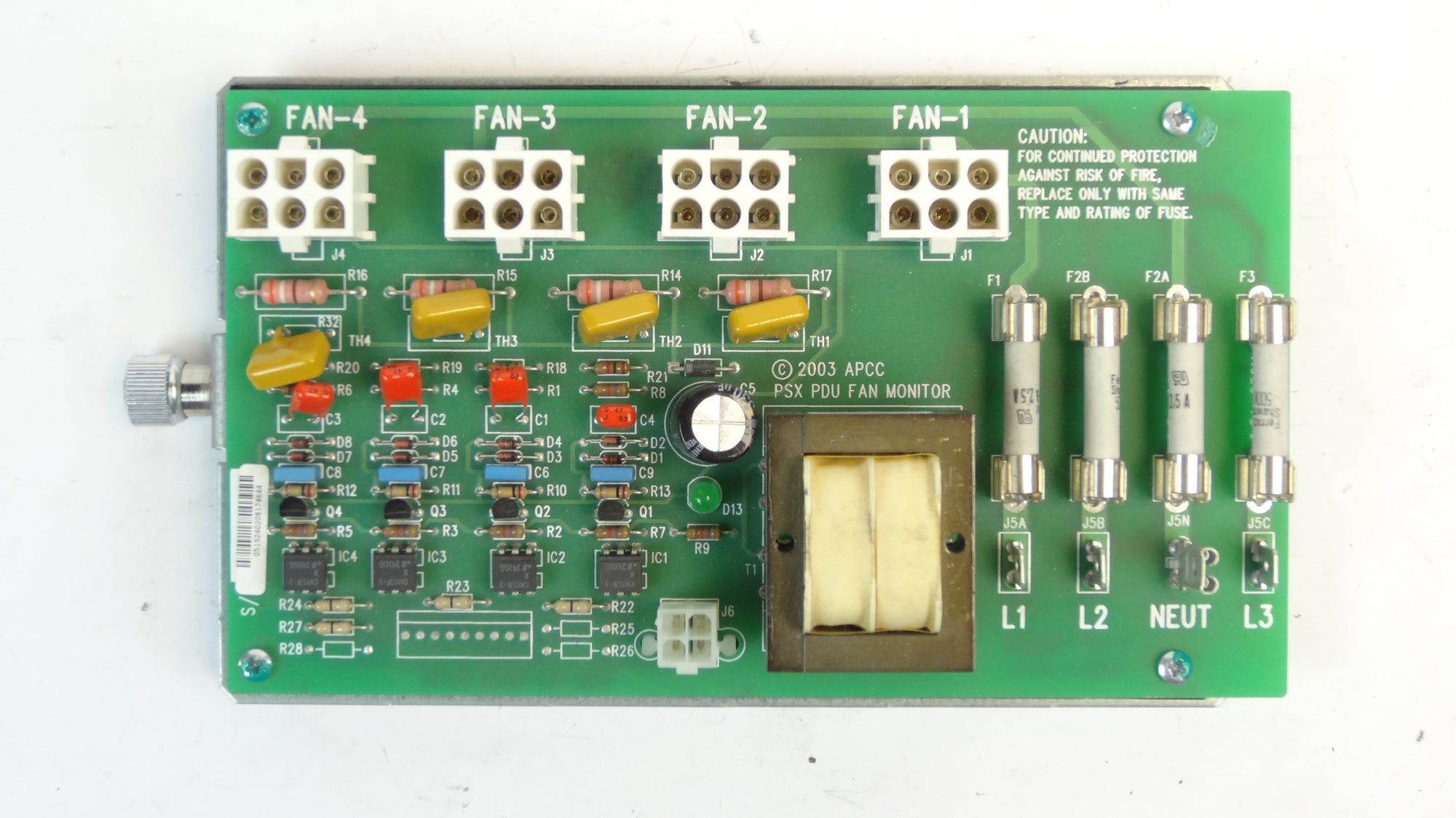 APC Fan Monitor Board Assembly 