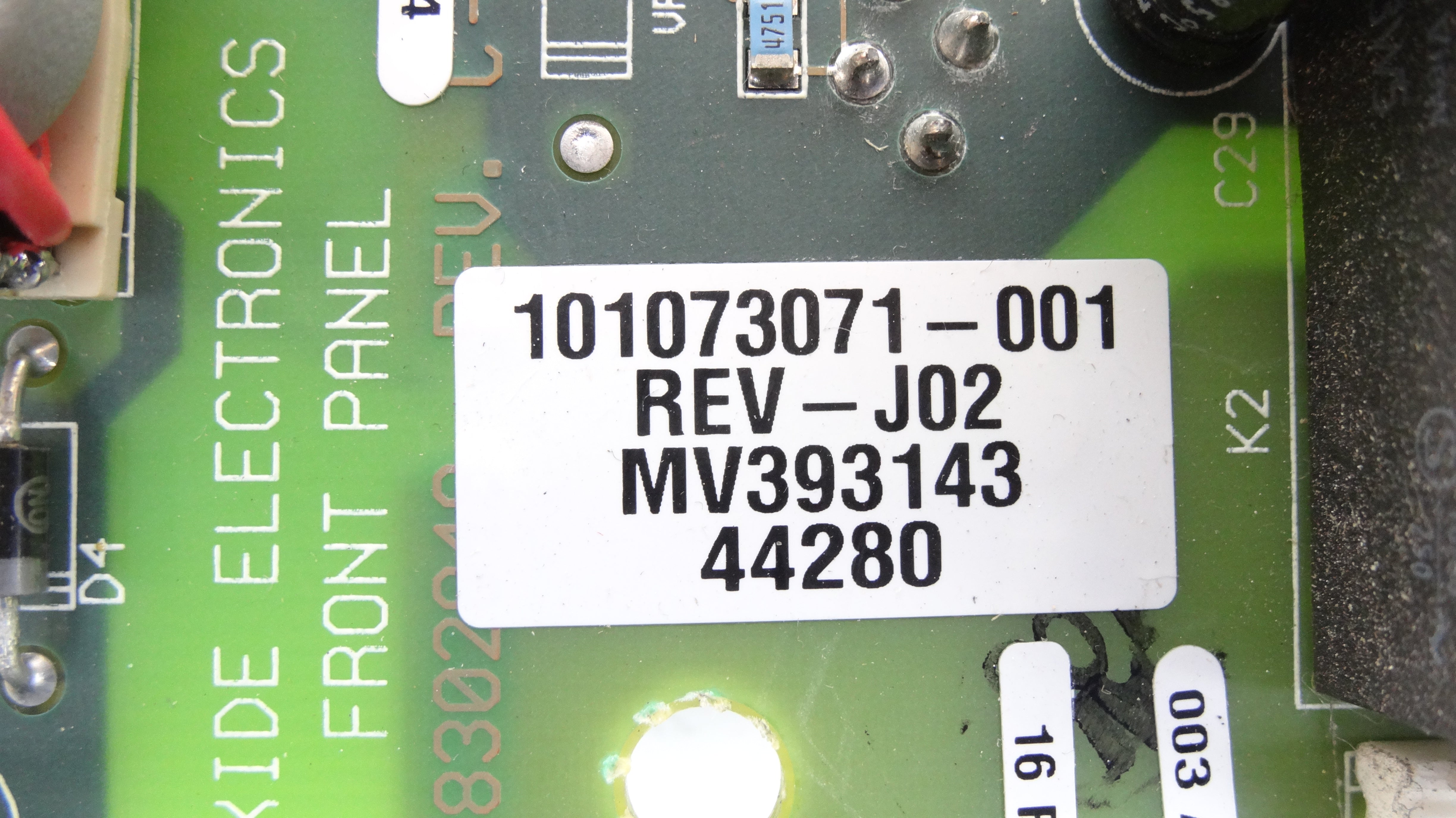 Powerware 101073071-001 Rev J02 Front Panel Control PCA Board ...