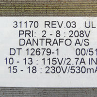 APC Transformer Assembly