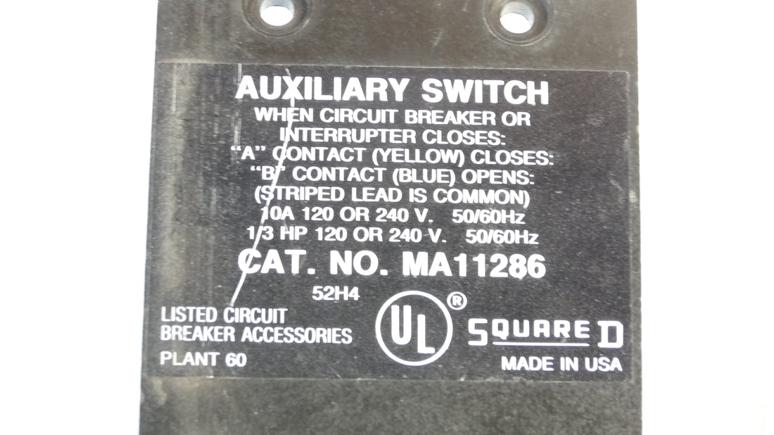 Square D Auxiliary Switch