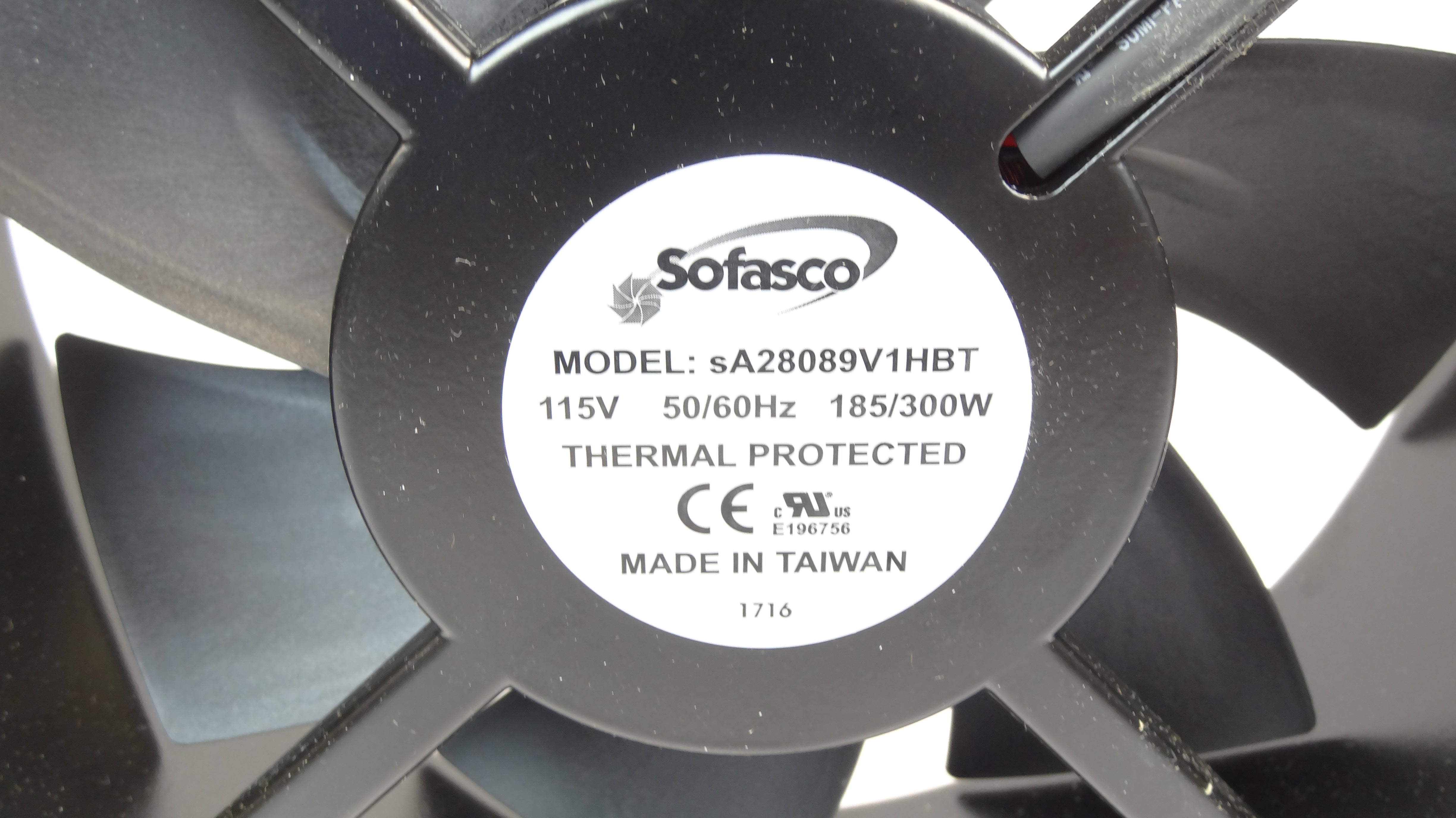 Sofasco sA28089V1HBT 100KVA 115V 50/60Hz Thermally Protected Axial Coo cpwarehouse