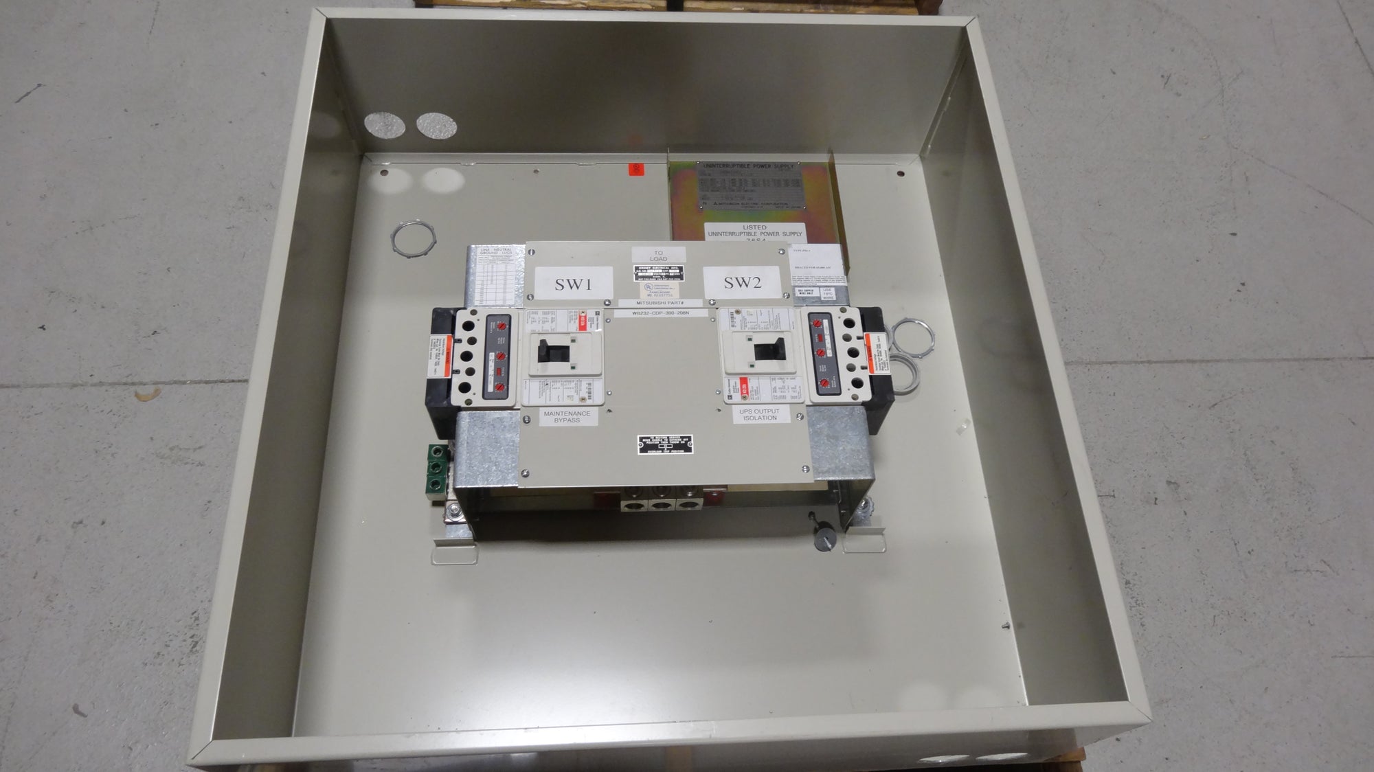 Mitsubishi Breaker Maintenance Bypass