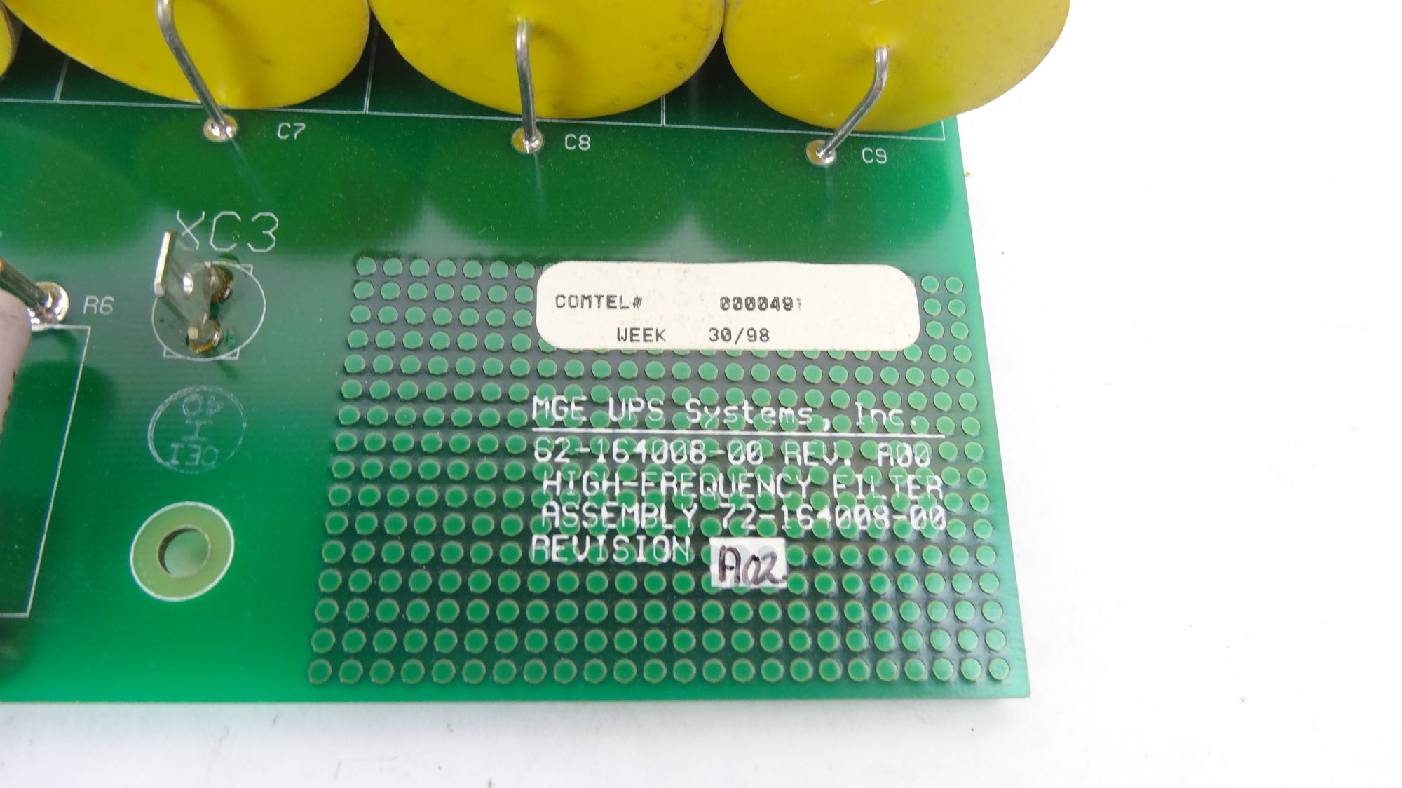 MGE High Frequency Filter PCA Board