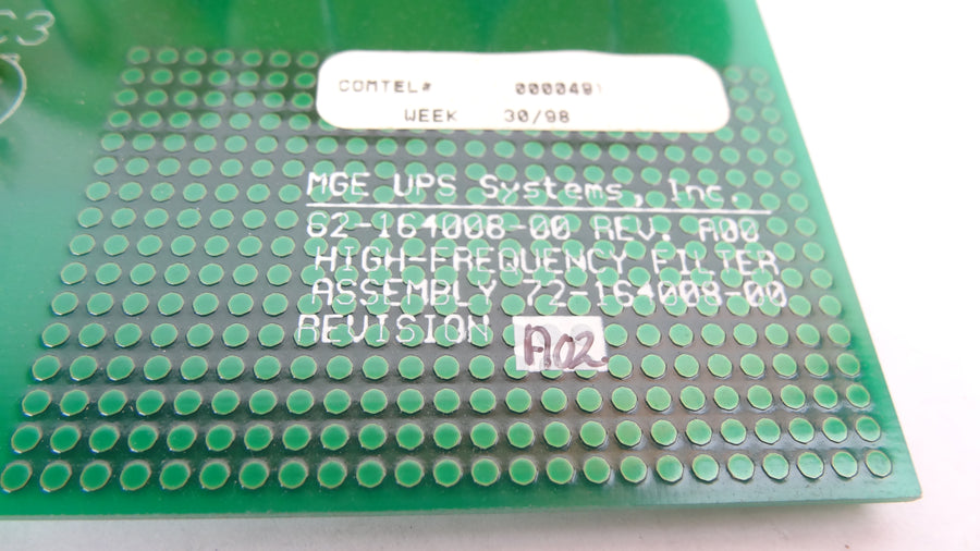 MGE High Frequency Filter PCA Board