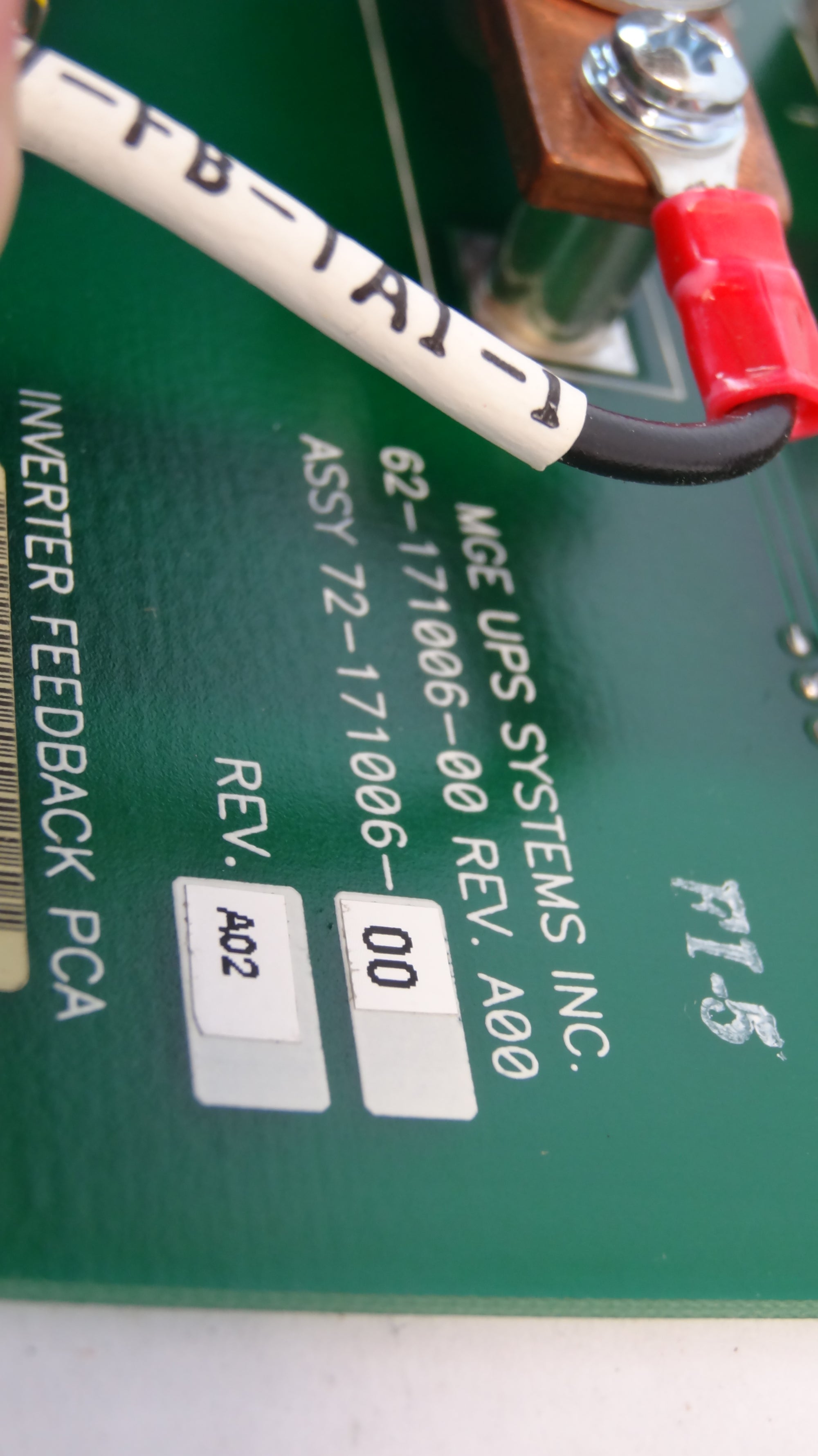 MGE Inverter Feedback PCA Board