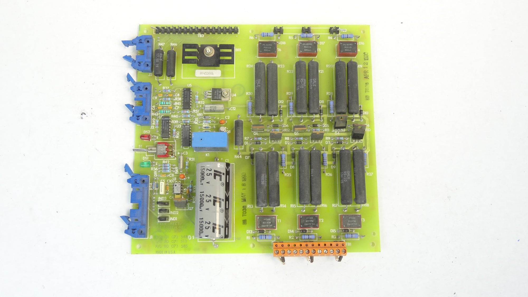 Exide rectifier static switch board 