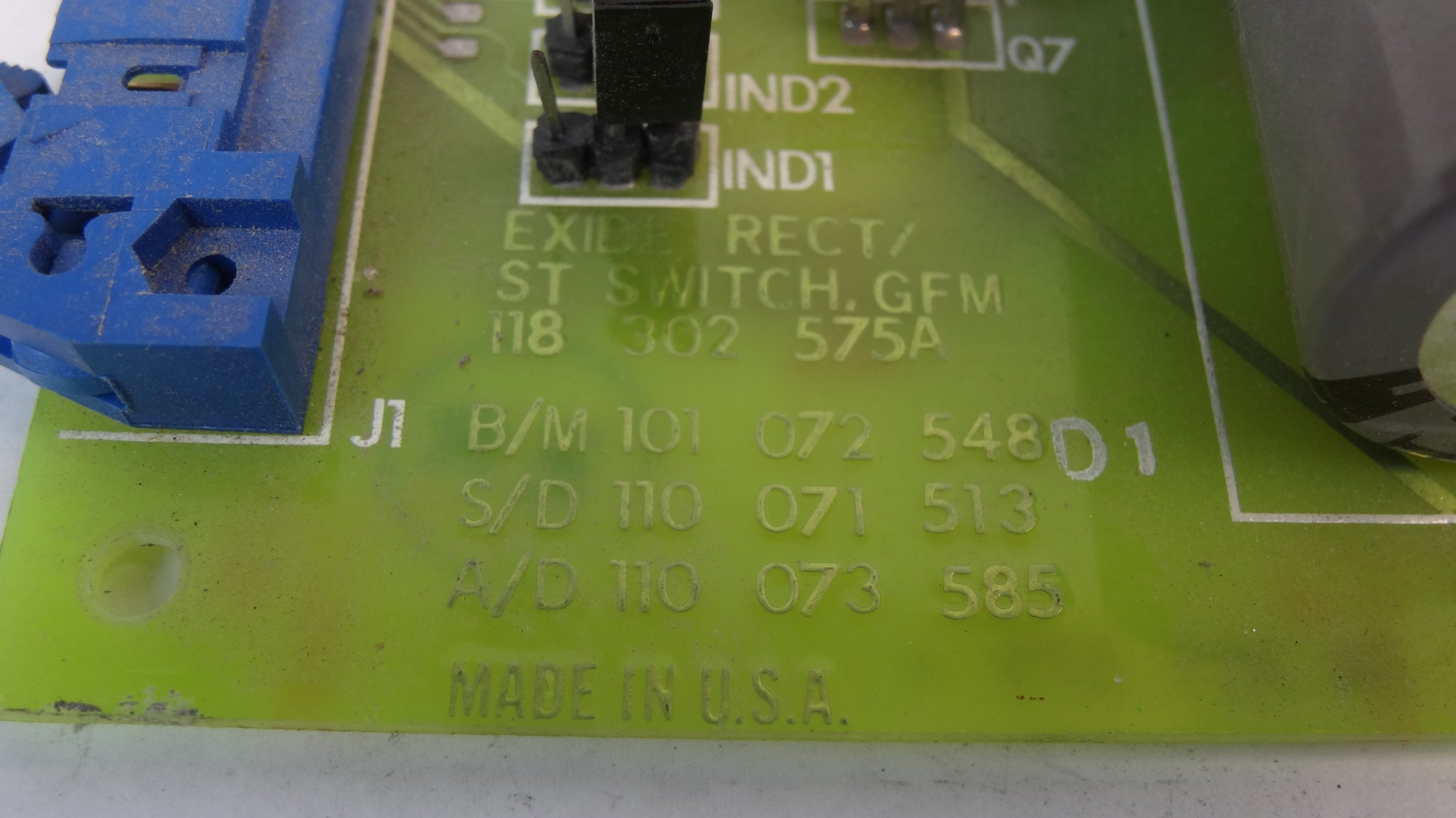 Exide rectifier static switch board 