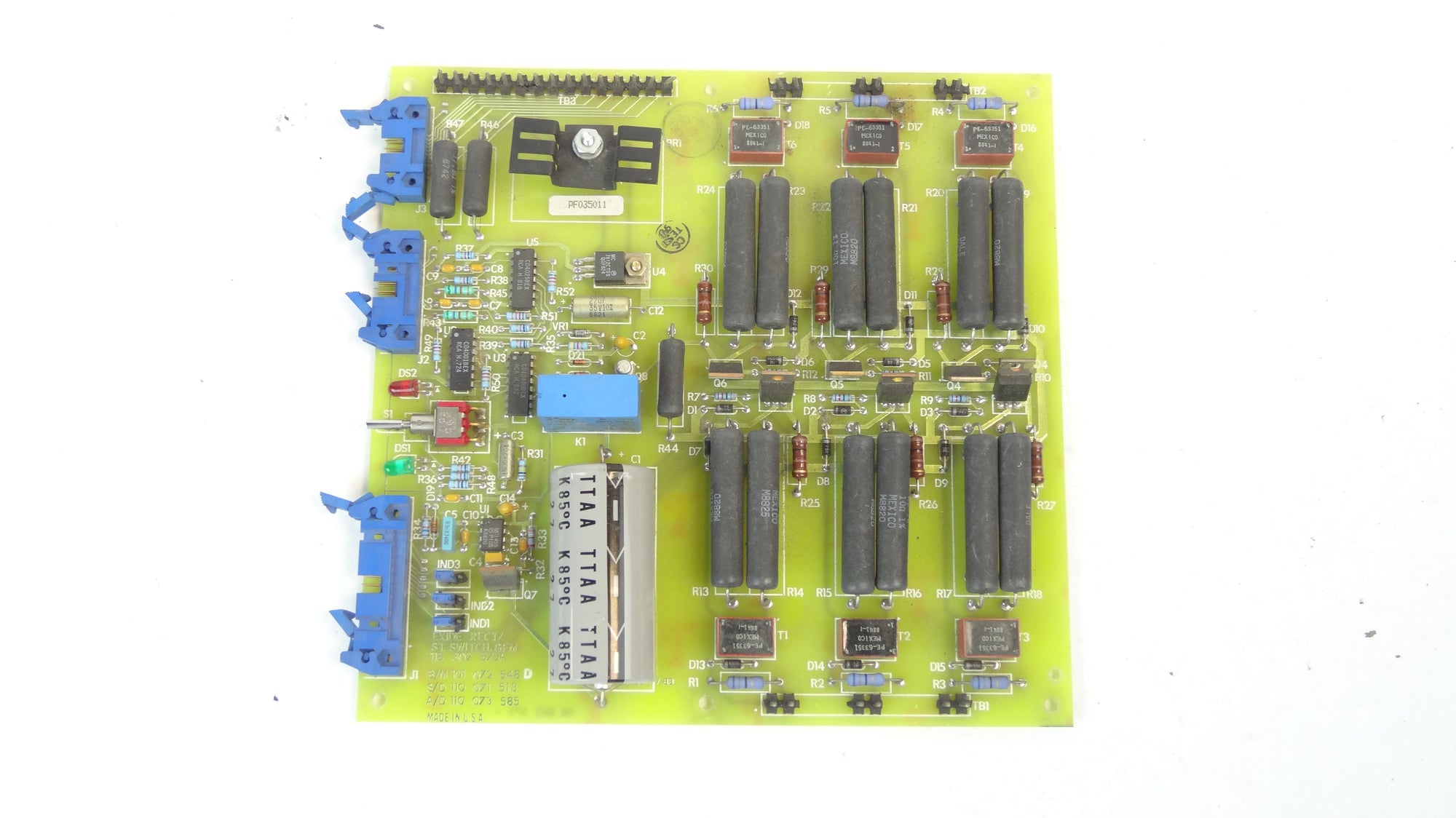 Exide rectifier static switch board 