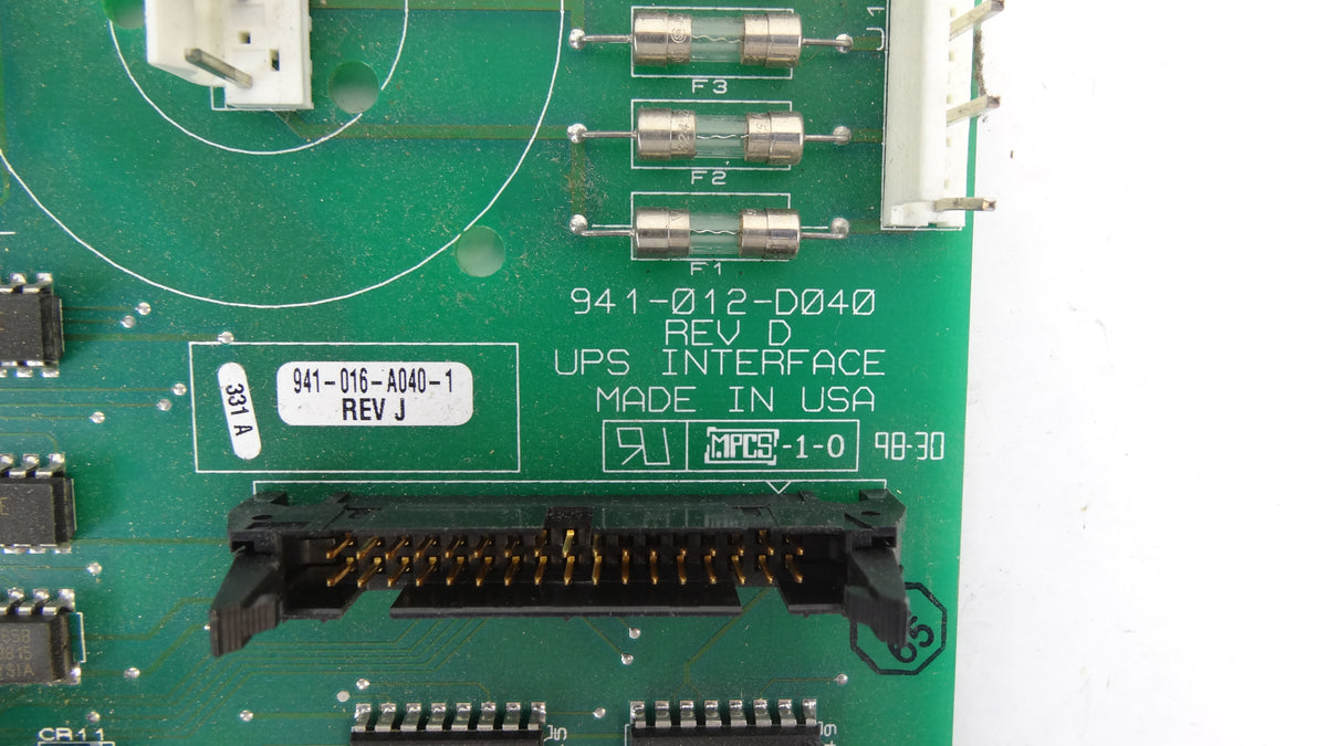 Ipm Interface IPM 941-016-A040-1 Rev J UPS Interface Board PCB Assembly – Critical ...
