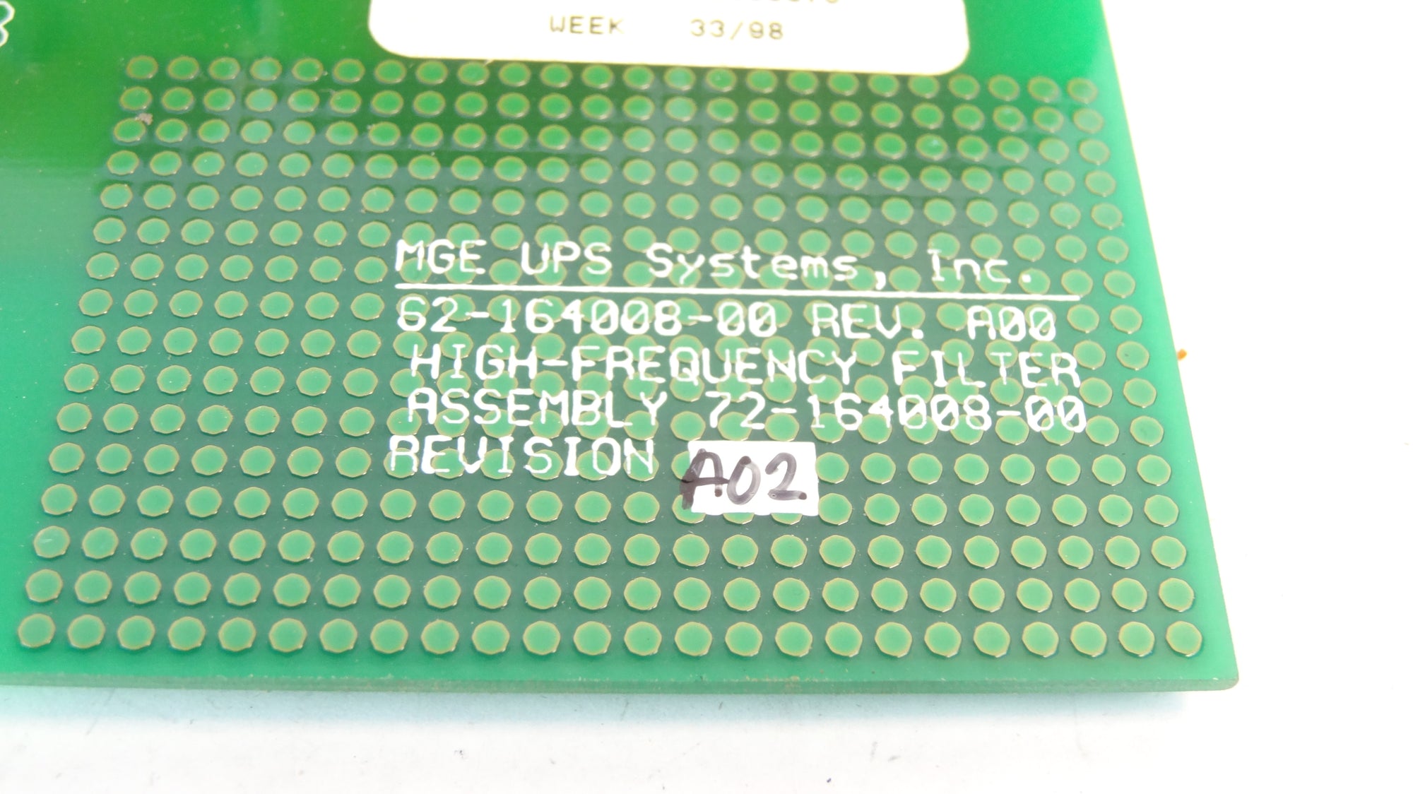 MGE High Frequency Filter Board