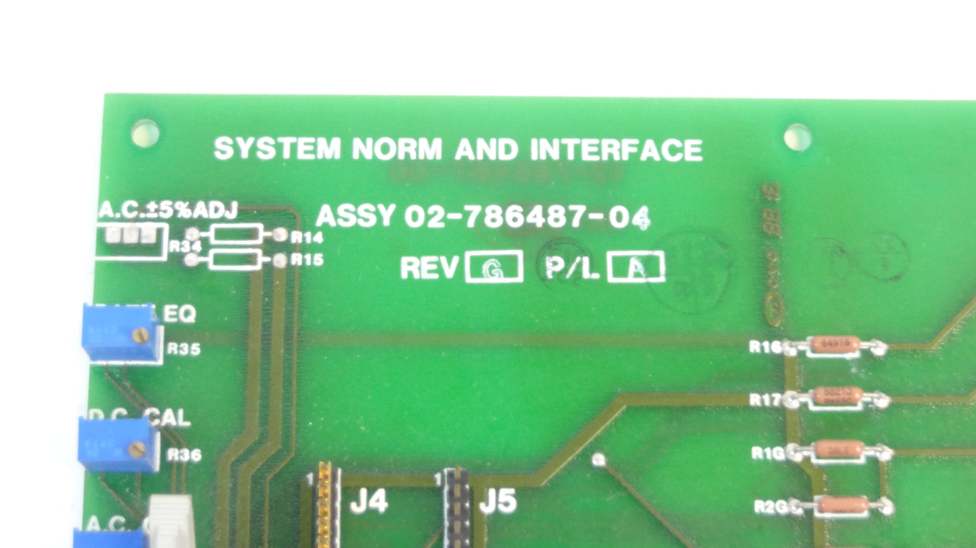 Liebert / Emerson System Norm & Interface board 