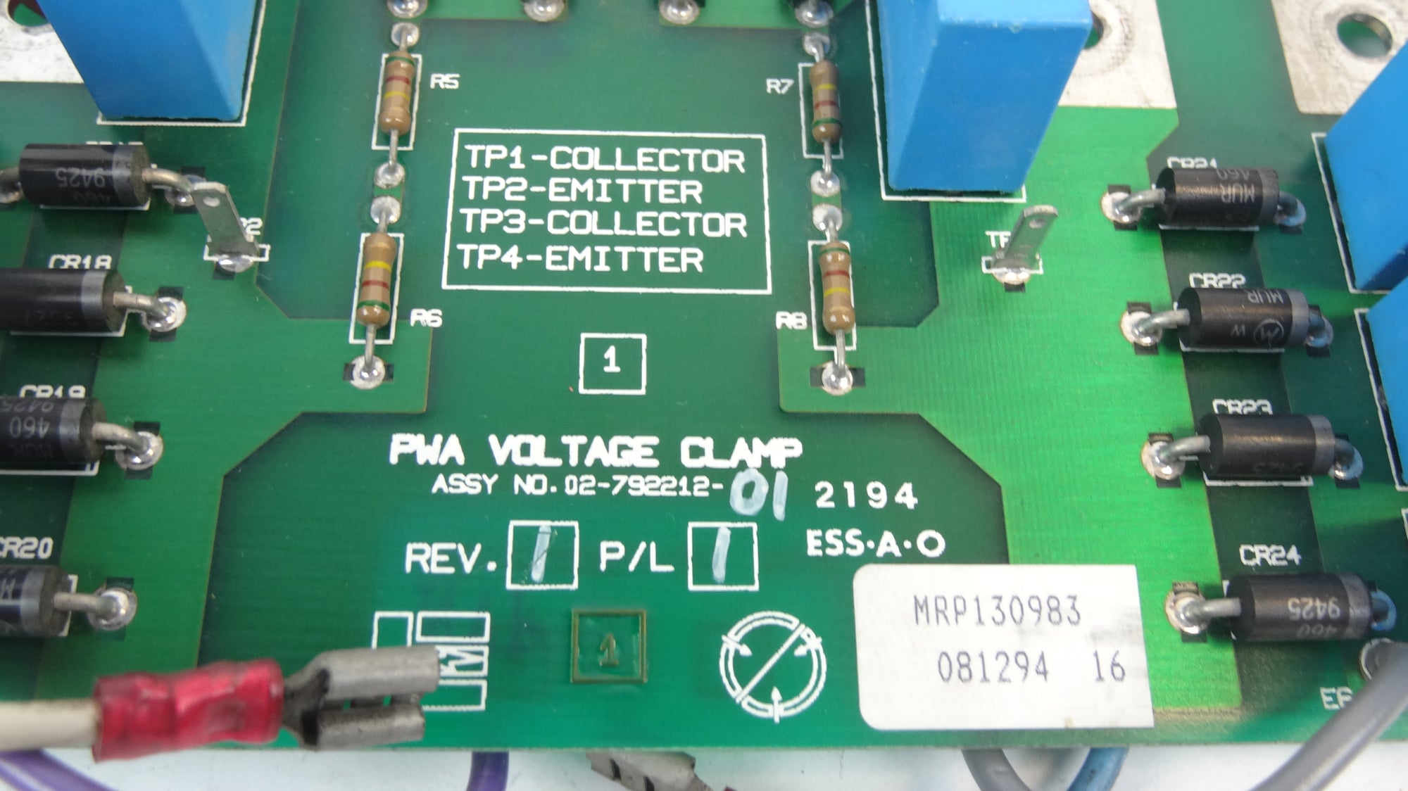 Liebert / Emerson 1 PWA Voltage Clamp Board 