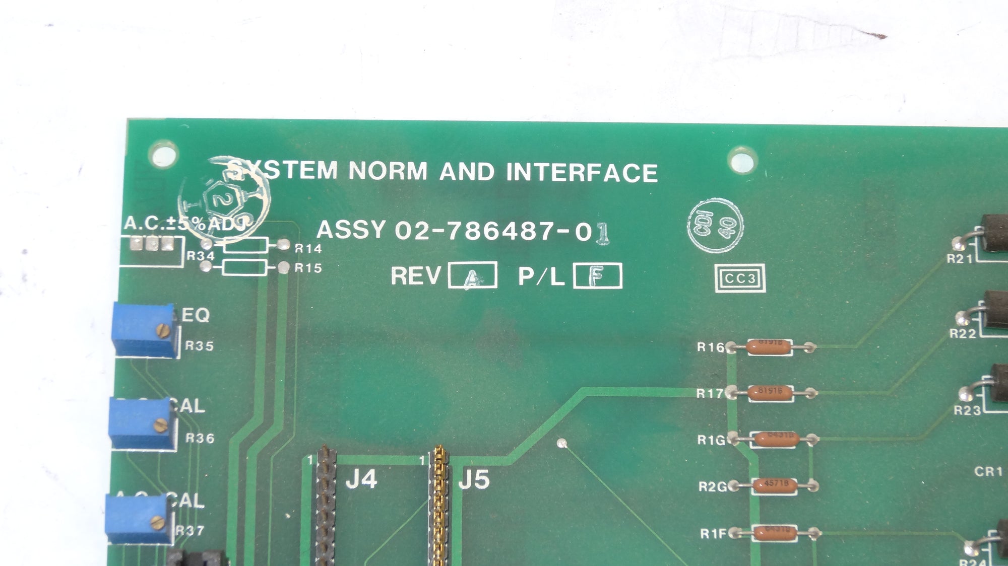 Liebert / Emerson System Norm & Interface board 