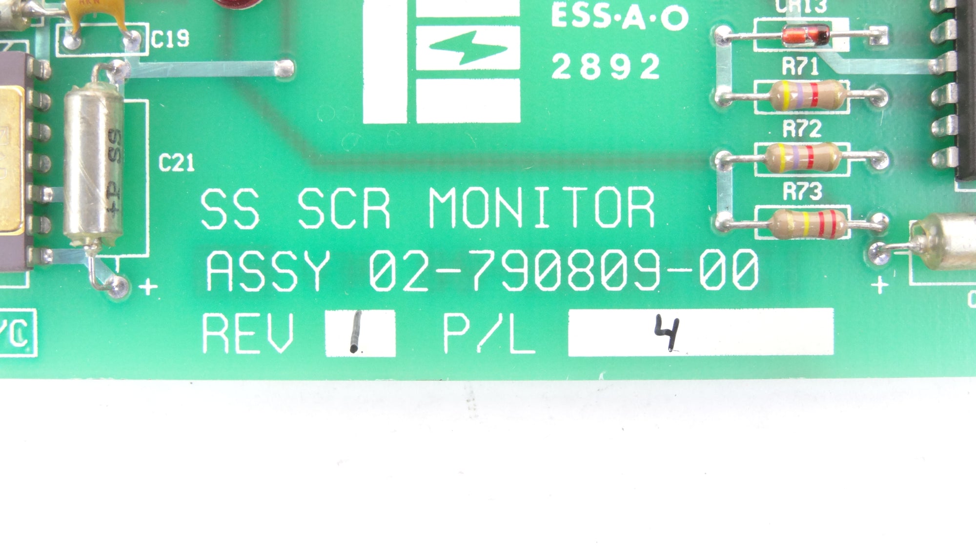 Liebert / Emerson SCR Monitor Board