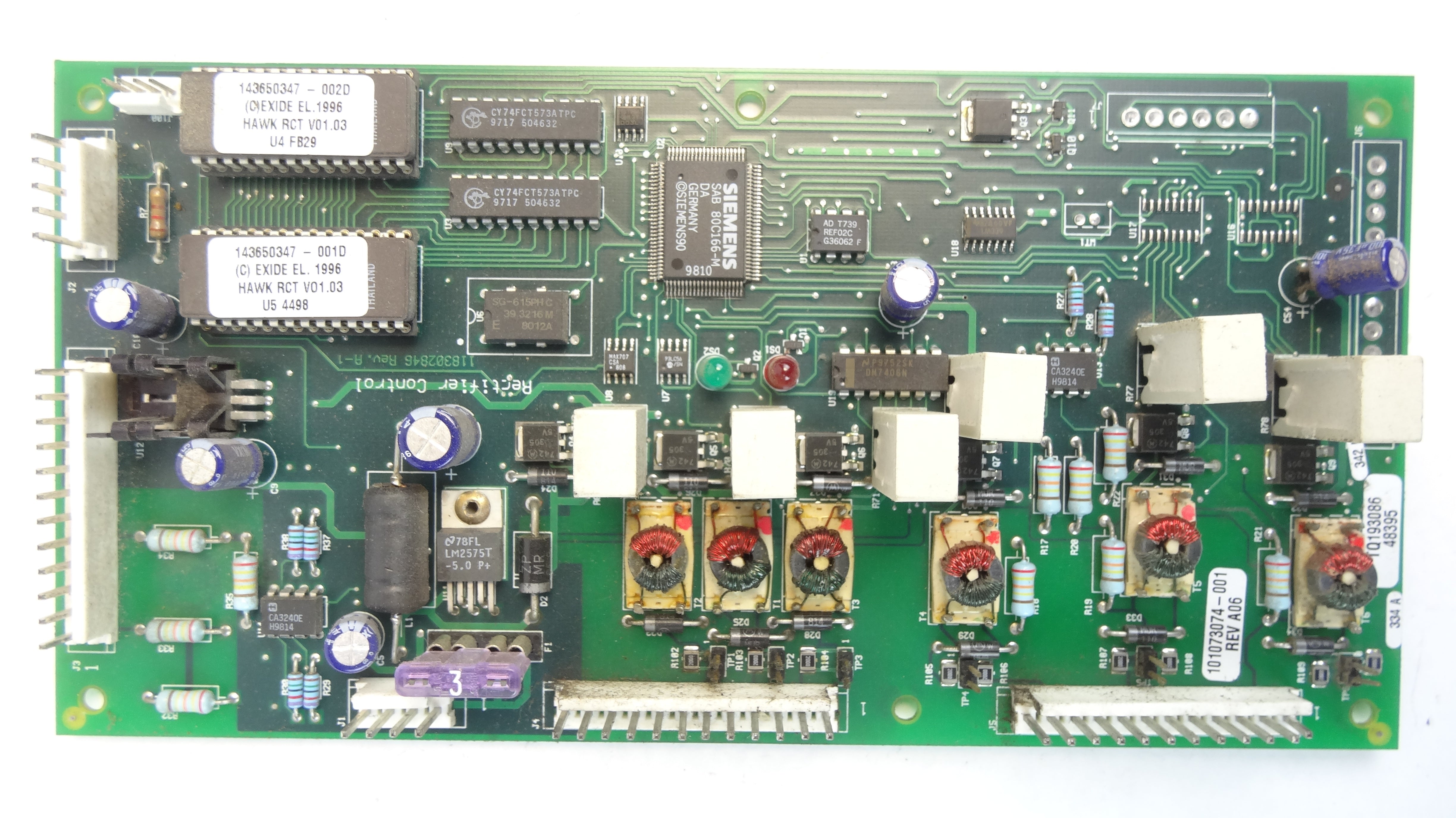Powerware 101073074-001 Rev A06 Rectifier Control PCA Board – Critical ...