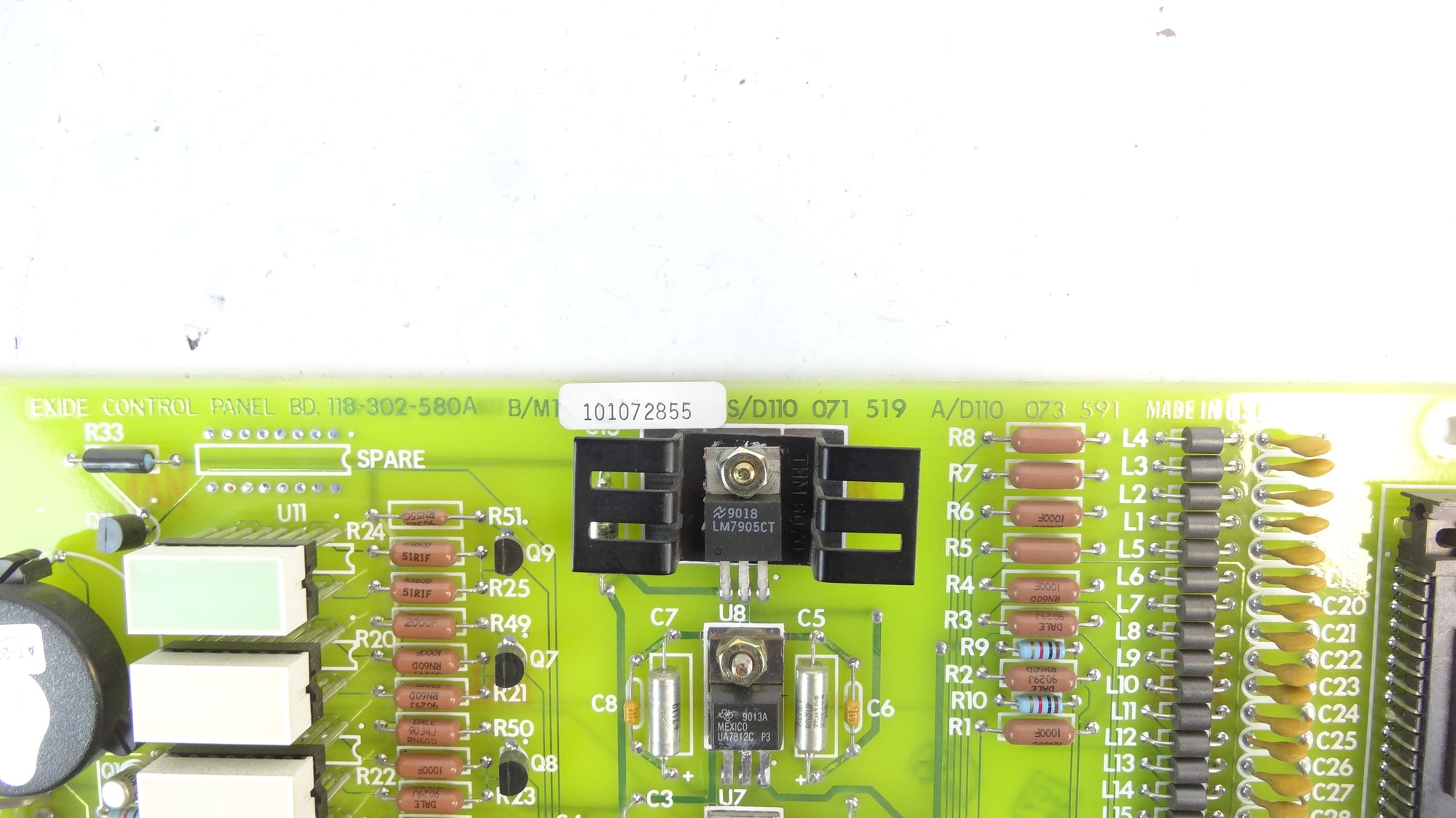 Powerware / Exide Control Panel board