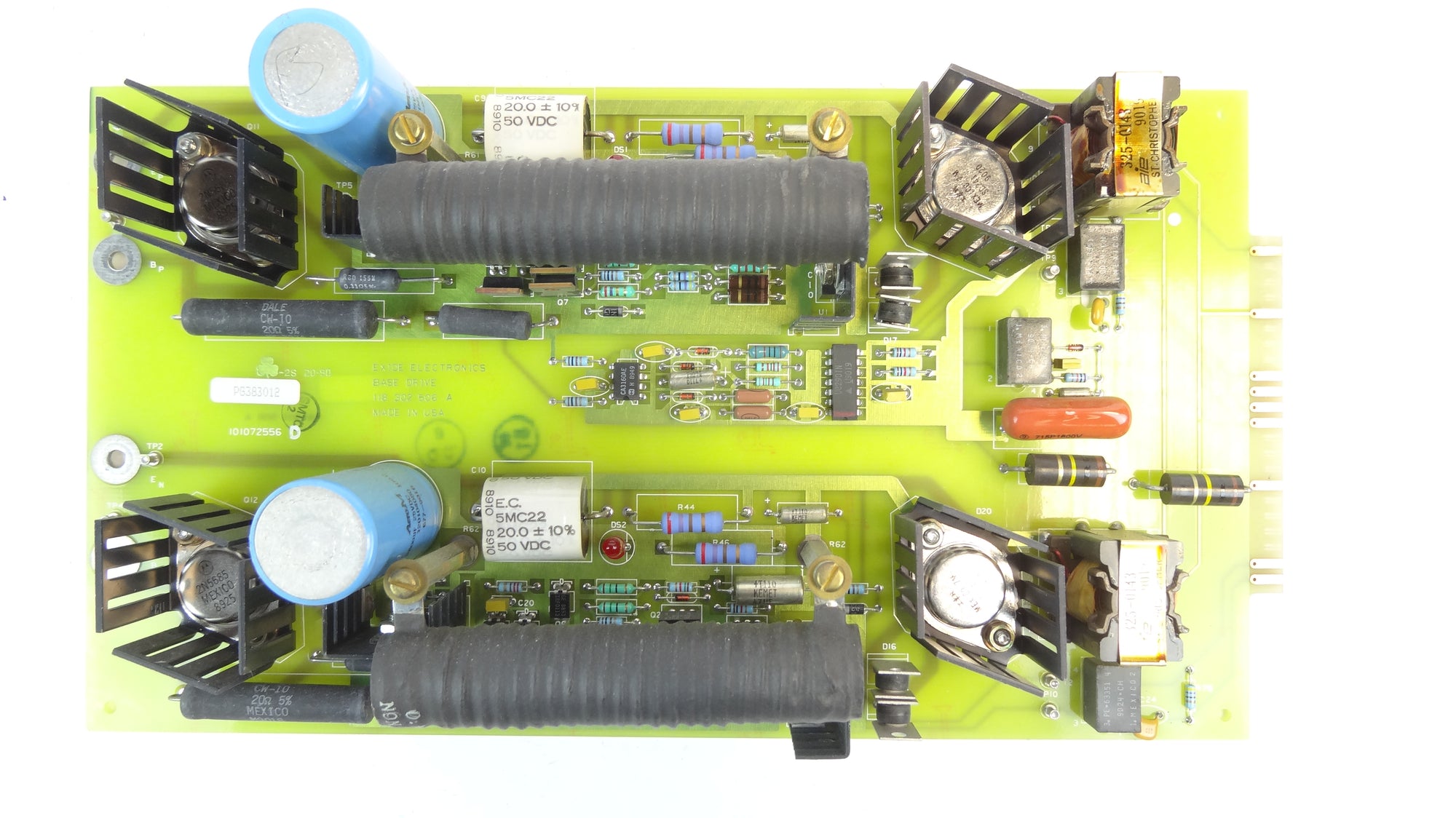 Powerware / Exide Base Drive PCB Assembly Board