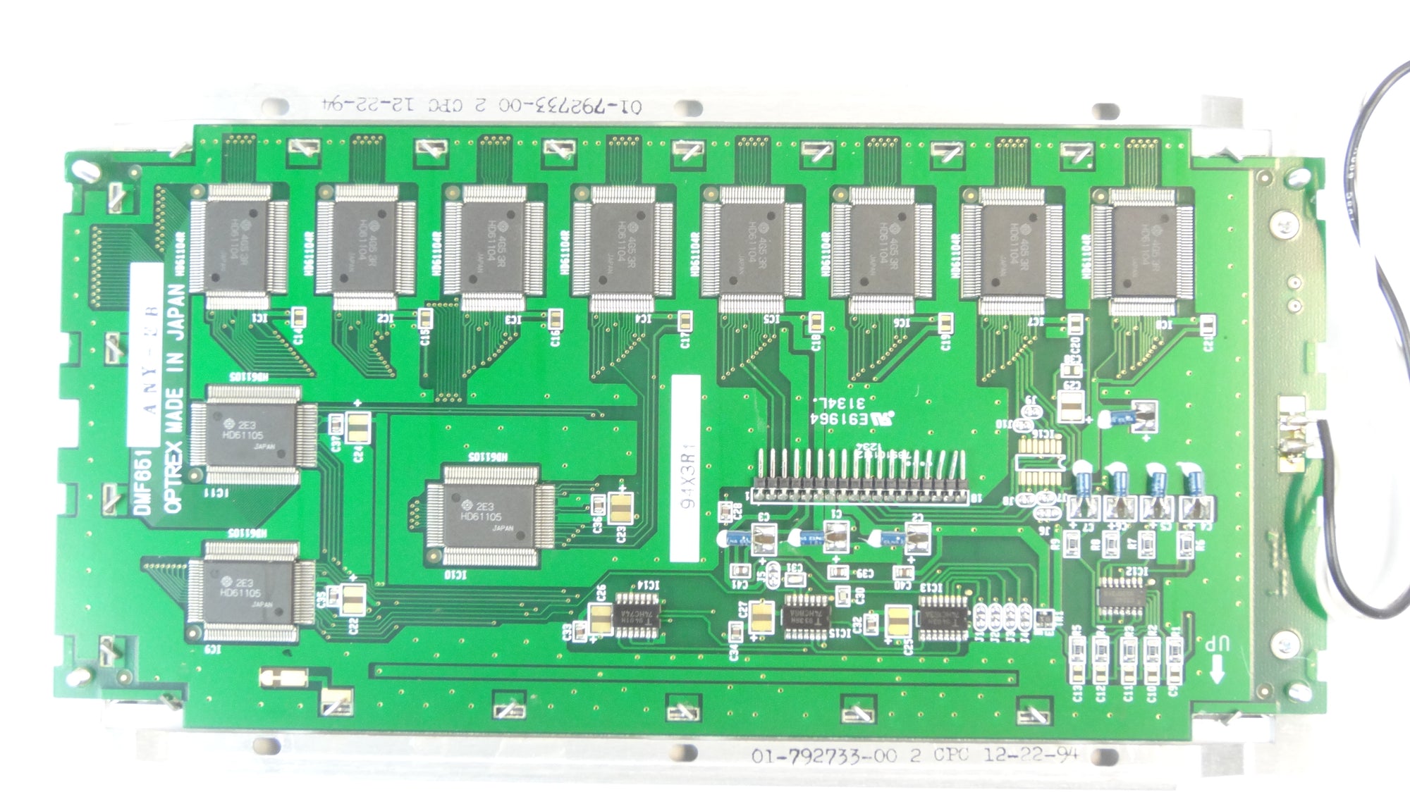 Optrex Circuit Board and Display Assembly