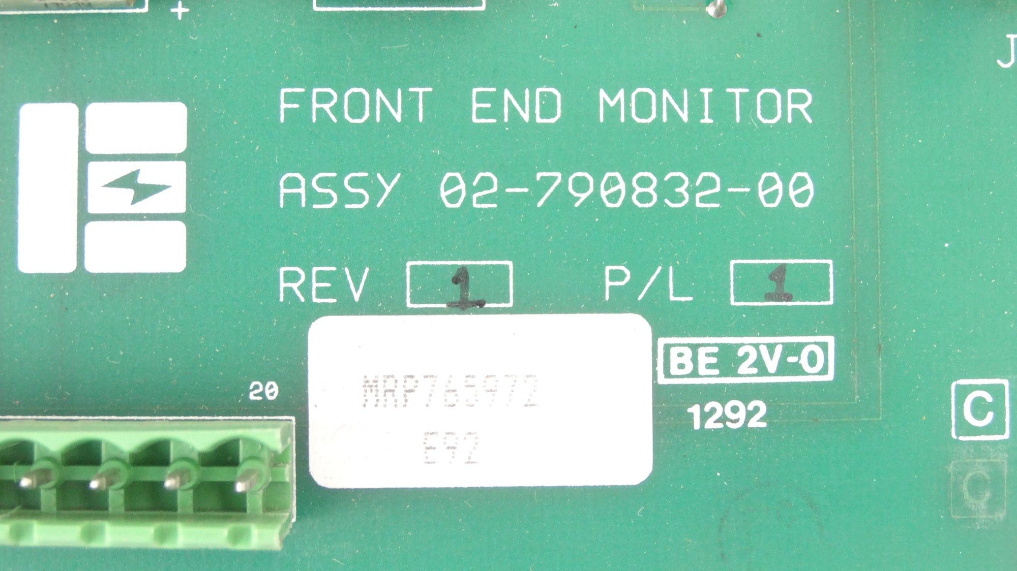 Liebert Emerson Front End Monitor board 