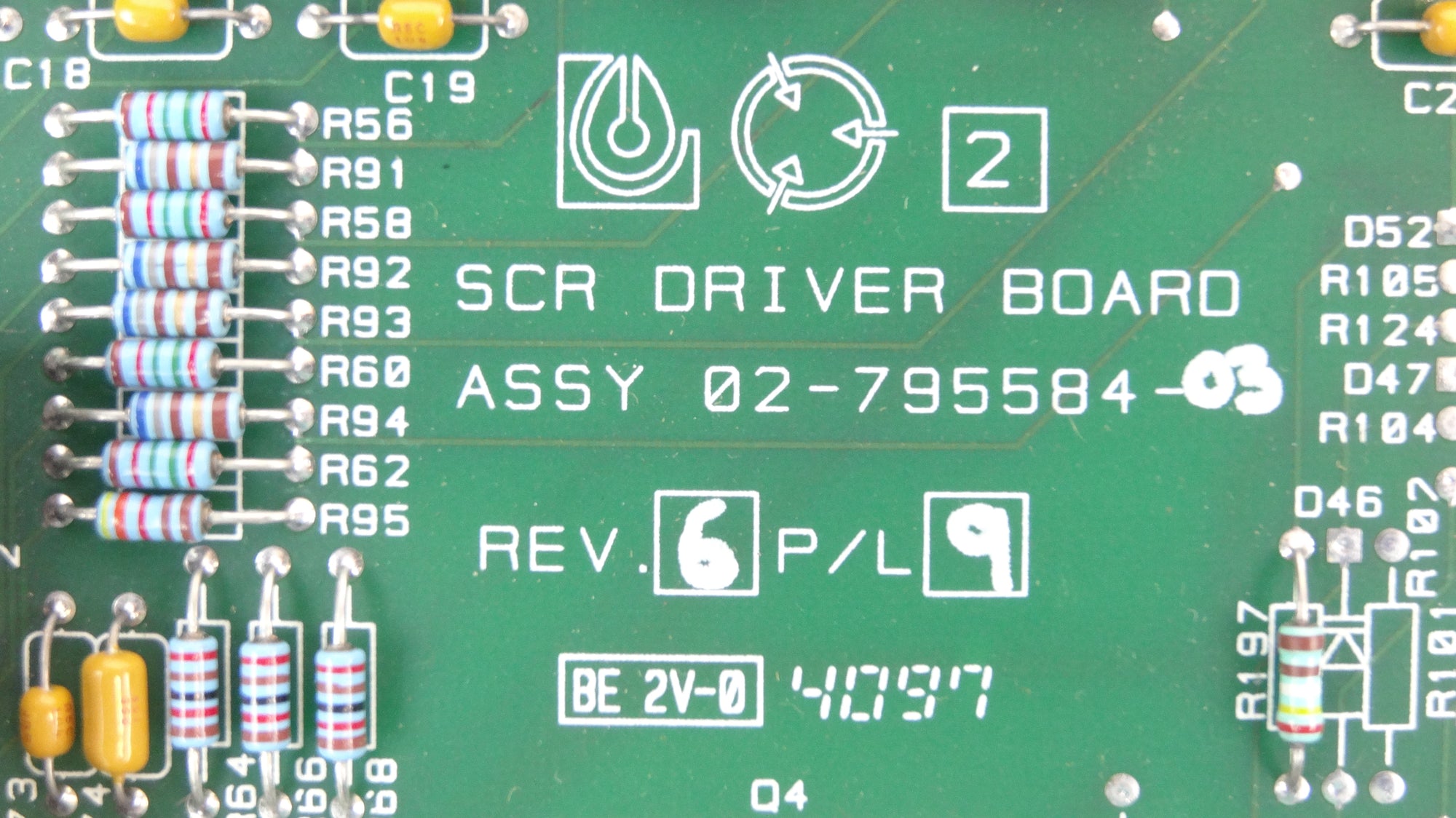 Liebert / Emerson SCR Driver Board 