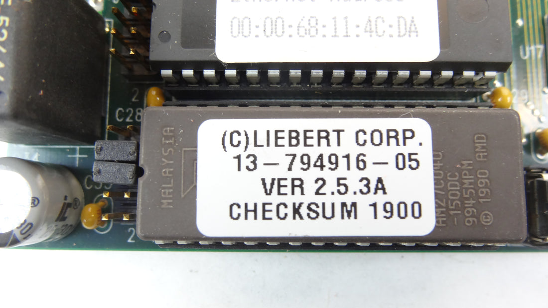 Liebert / Emerson Ethernet Comm Board